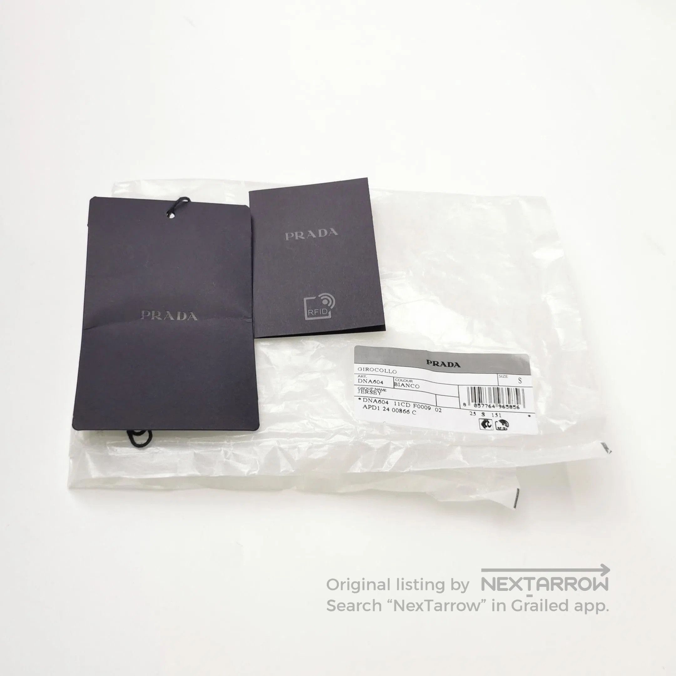 Prada Prada Classic Cotton Crew Neck T. Size S / US 4 / IT 40 - 3 Thumbnail