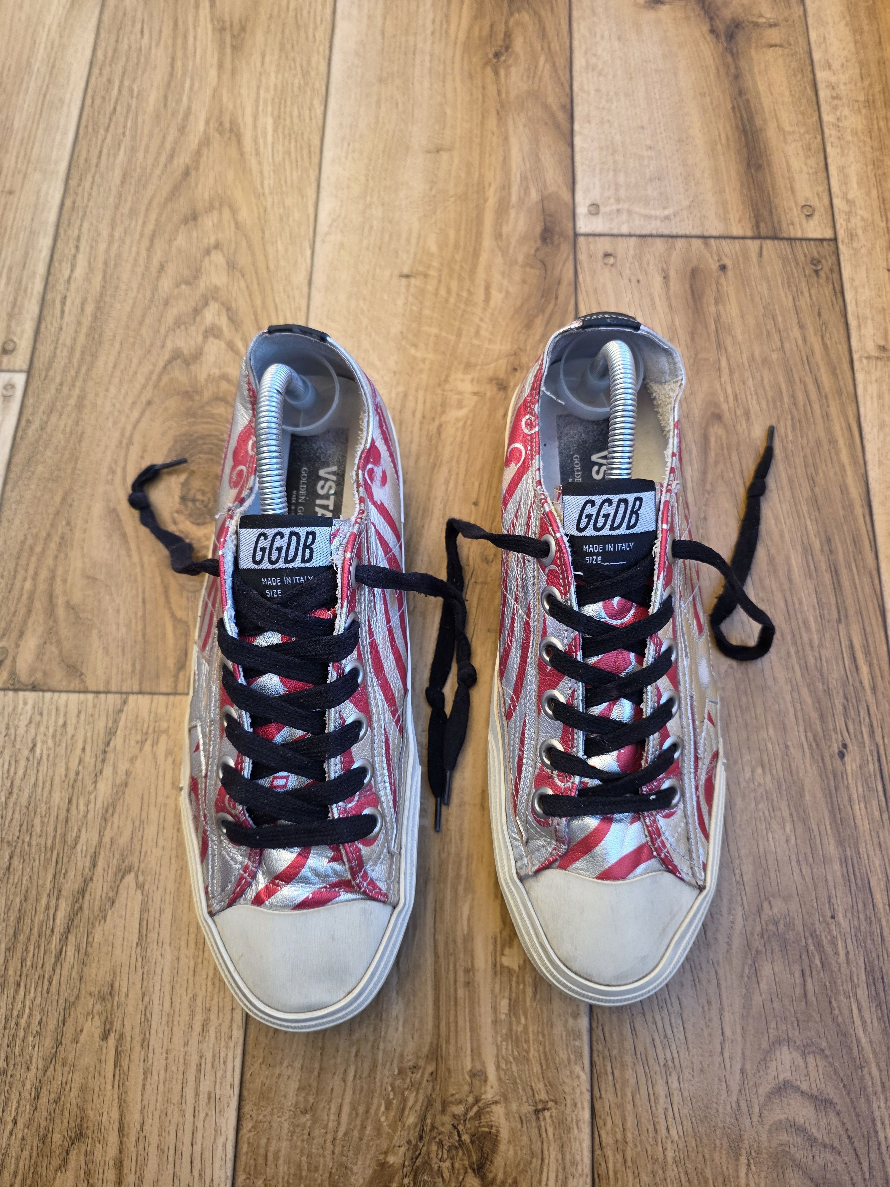 Golden Goose Golden Goose Vstar 2 Leather Sneakers Size US 7 / EU 40 - 1 Thumbnail