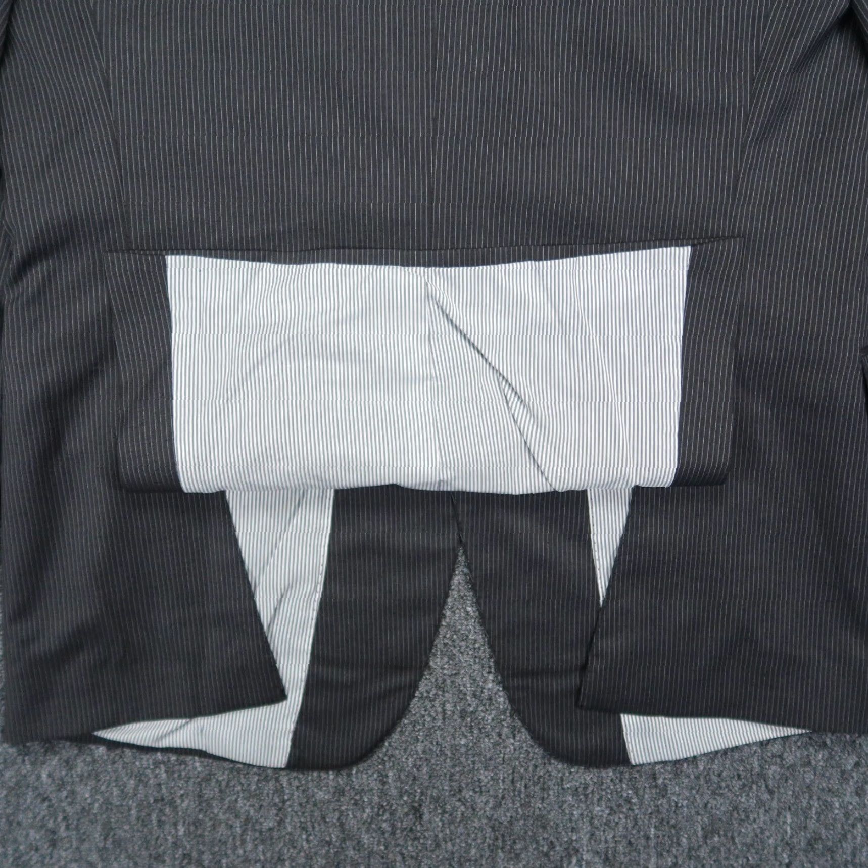 Todd Snyder Todd Snyder Blazer 40R Gray Mayfair Fit Wool Pinstripe Mens Size 40R - 7 Thumbnail