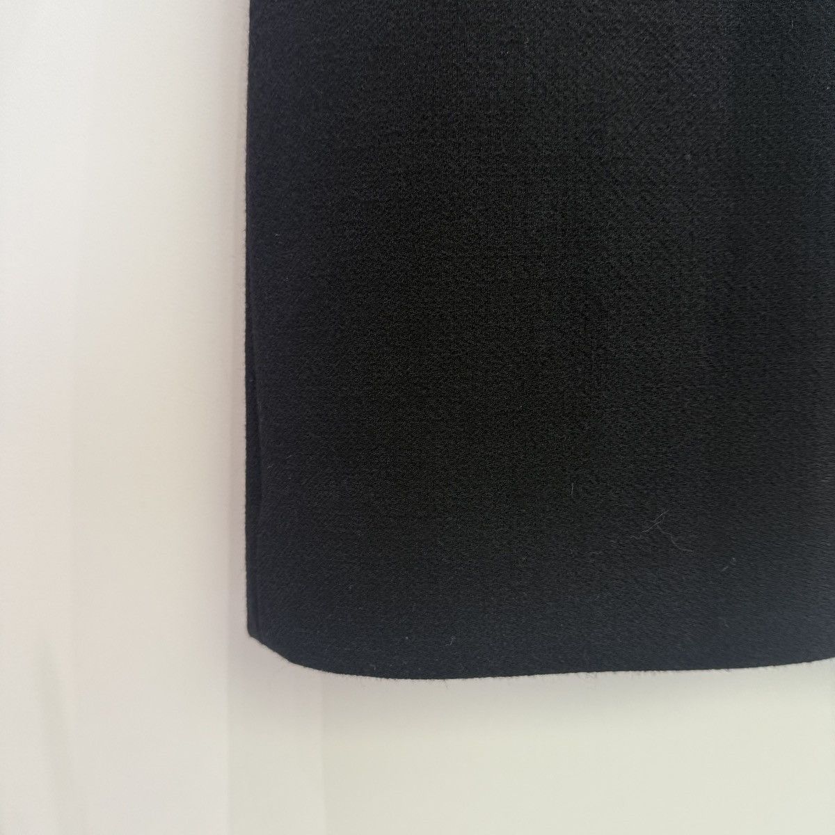 Balenciaga Balenciaga Black Wool Midi Skirt K26WX Size 25" / US 0 / IT 36 - 4 Thumbnail