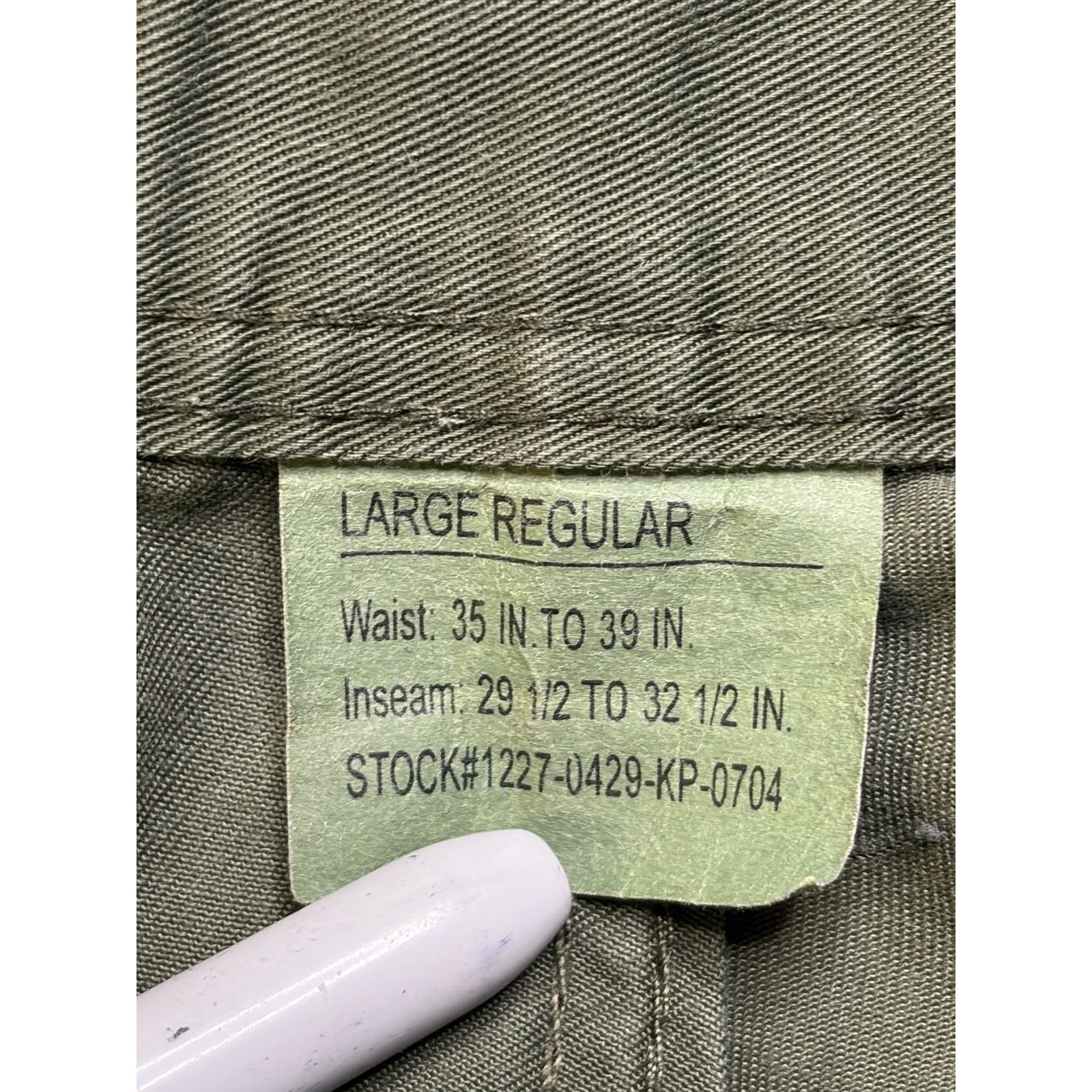 Rothco Rothco BDU Cargo Pants Large Regular Green Military Tactical Size US 35 - 2 Thumbnail