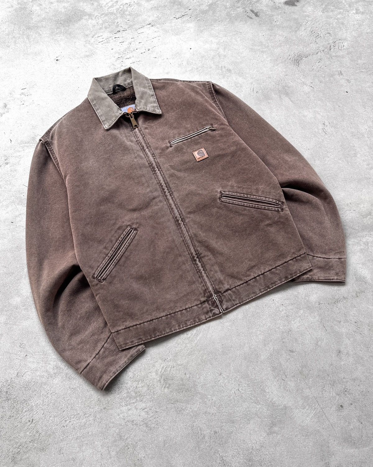 Carhartt Vintage Carhartt Detroit Jacket J97 CHT – Faded Chestnut Size US M / EU 48-50 / 2 - 3 Thumbnail