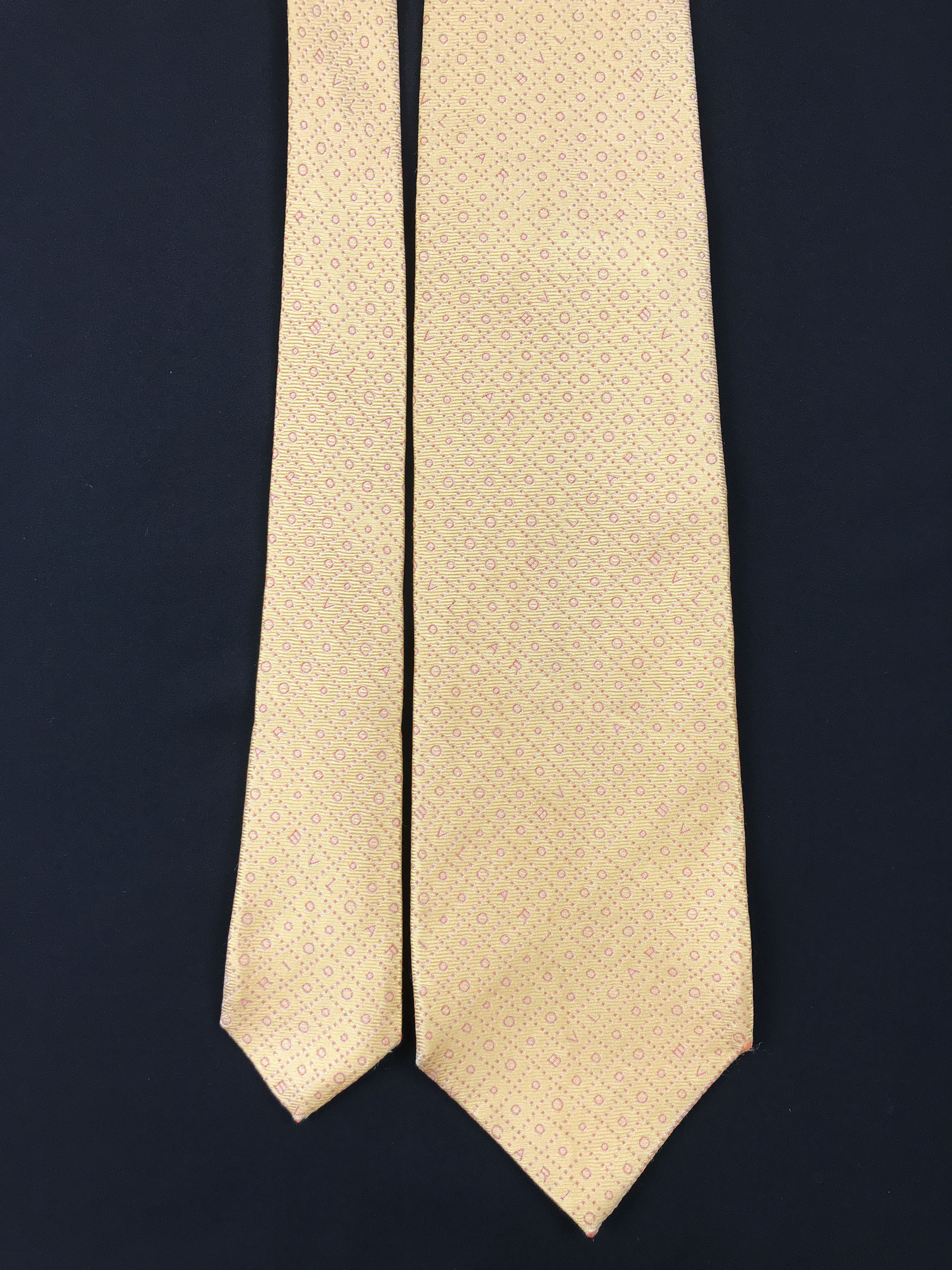 Bvlgari Vintage Bvlgari Silk Necktie Size ONE SIZE - 3 Thumbnail