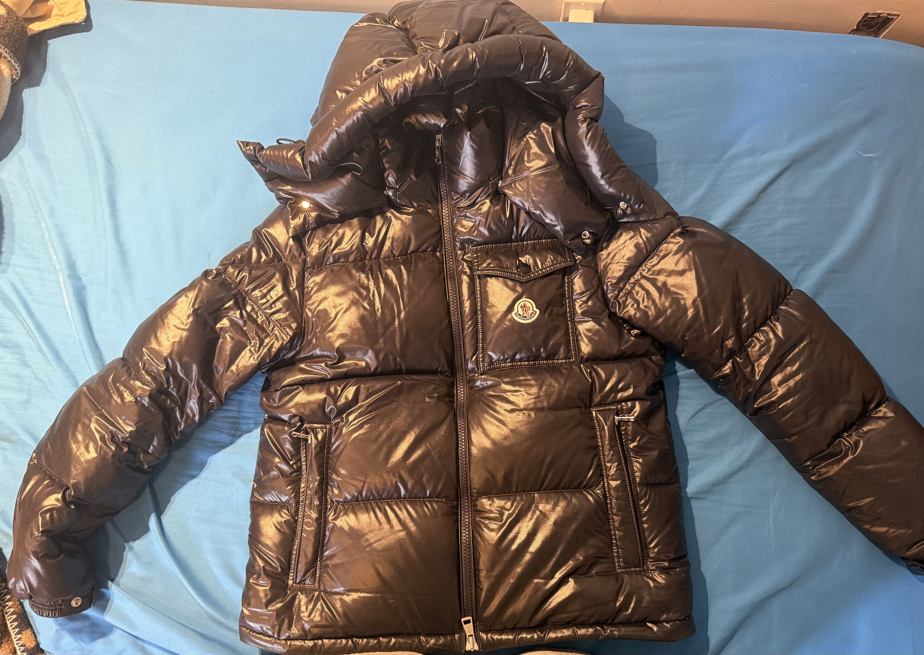Moncler Moncler high-shine padded jacket Size US L / EU 52-54 / 3 - 4 Thumbnail