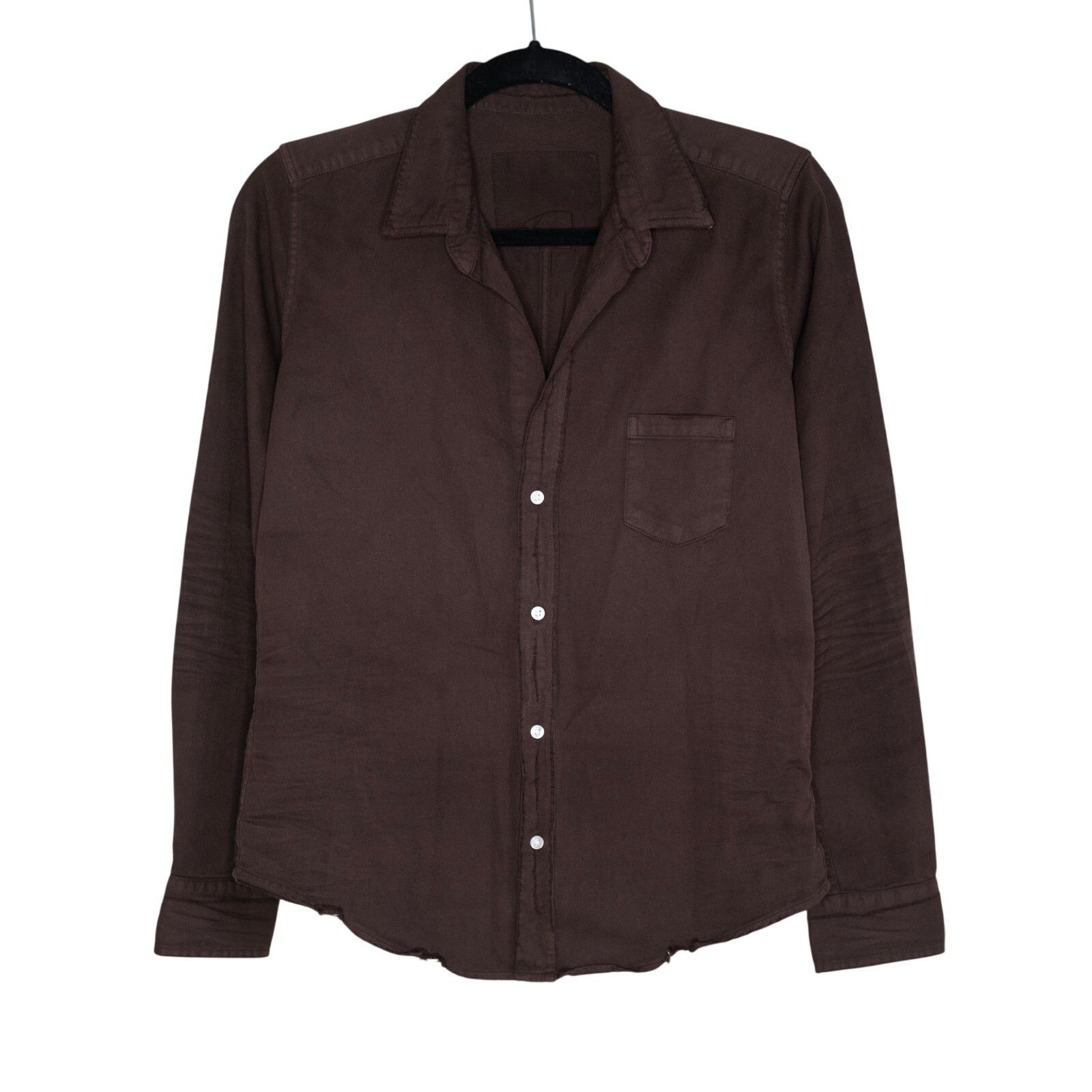 Frank & Eileen Frank & Eileen Barry Button Down Shirt Washed Brown Size S / US 4 / IT 40 - 2 Thumbnail