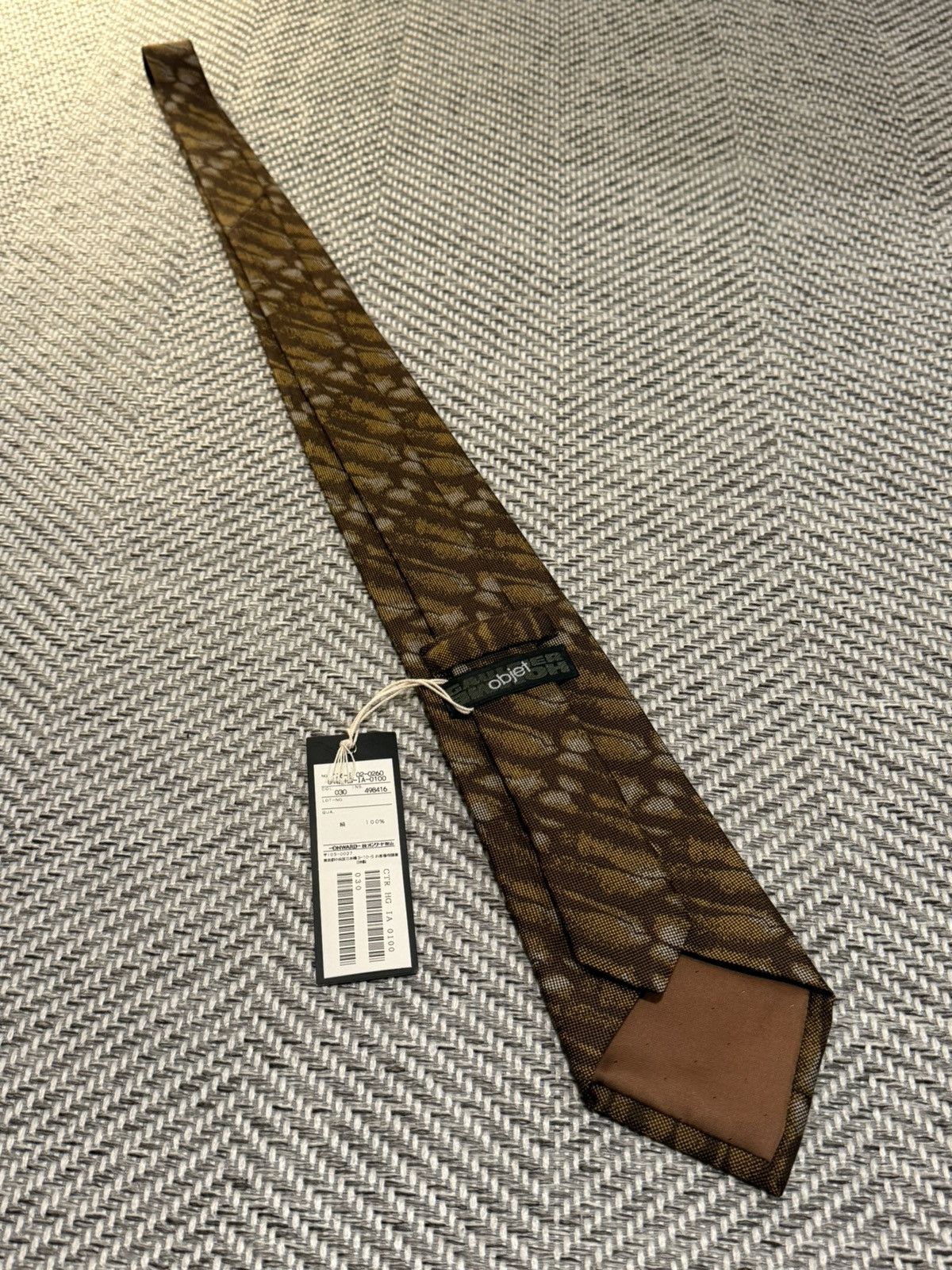 Jean Paul Gaultier JEAN PAUL GAULTIER OBJET CAMOUFLAGE NECK TIE Size ONE SIZE - 7 Thumbnail
