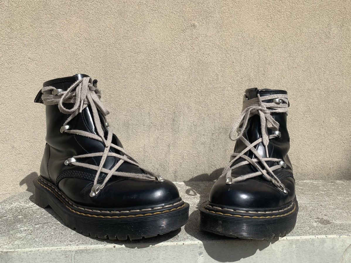Dr. Martens × Rick Owens Dr. Martens x Rick Owens 1460 BEX Leather Boots – Black Size US 8.5 / EU 41-42 - 11 Thumbnail