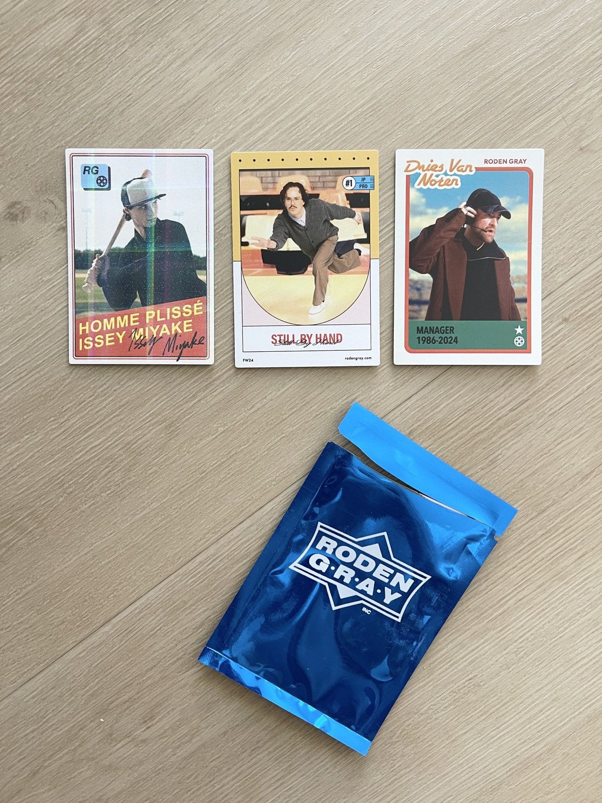 Japanese Brand STEAL! Roden Gray Fashion Designers All Stars Tracking Cards Size ONE SIZE - 1 Thumbnail