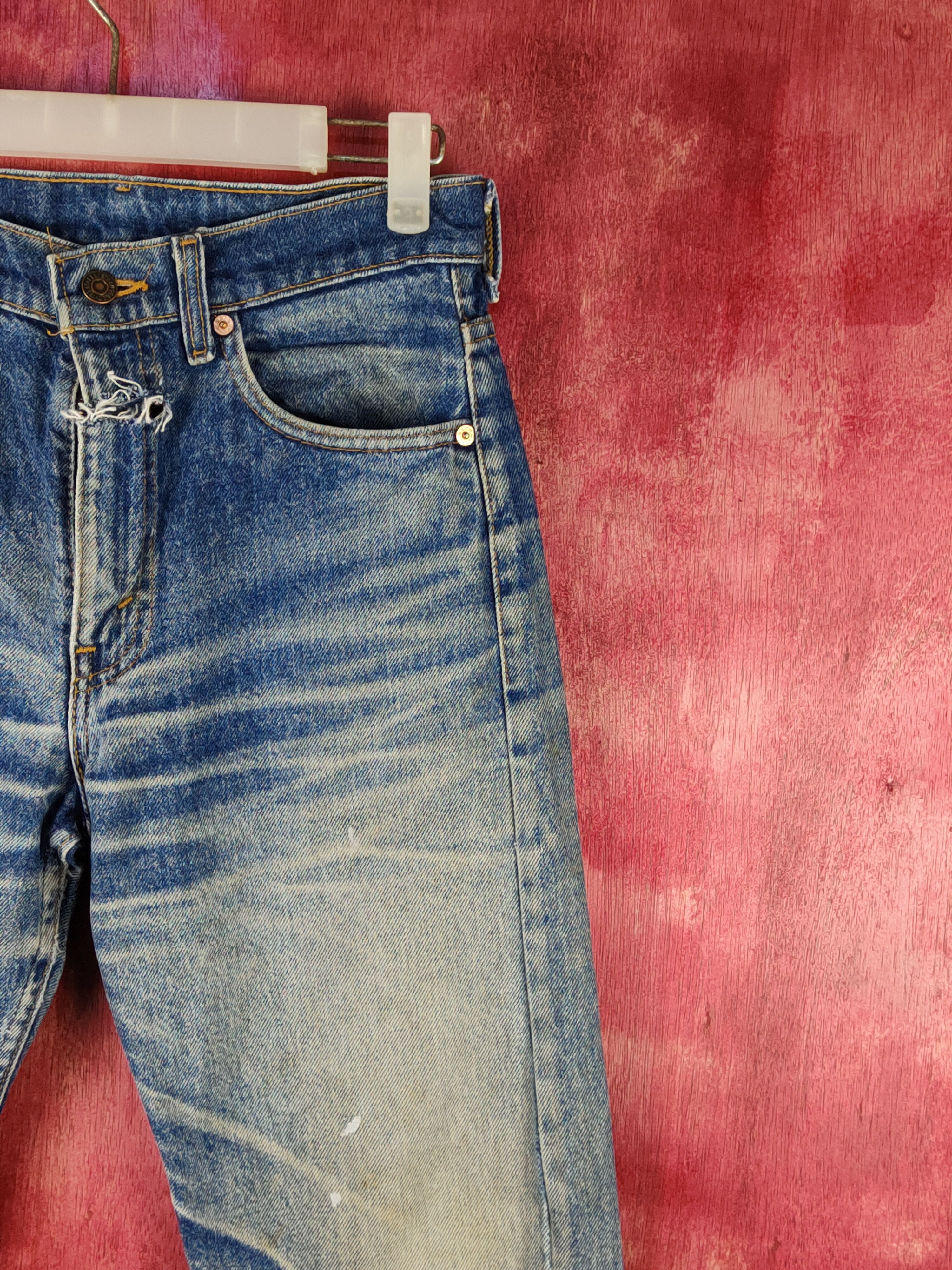 Levi's DL 505 Levi's vintage Distressed ripped Denim #S1595 Size US 28 / EU 44 - 6 Thumbnail