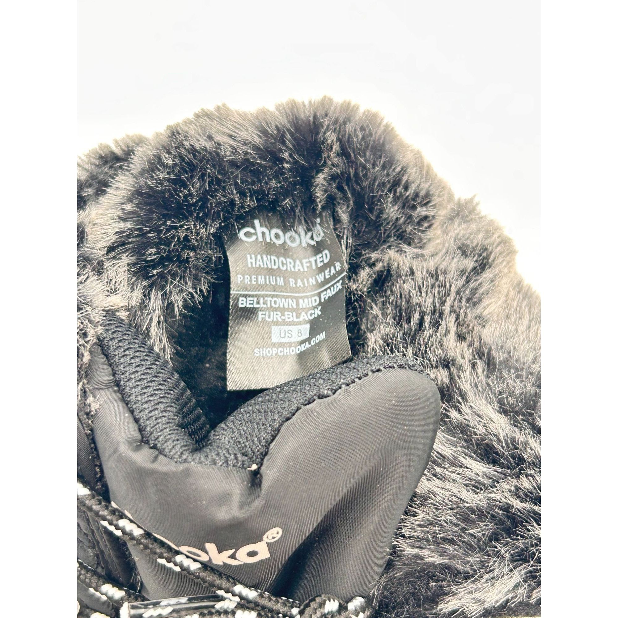 Other Chooka Belltown Mid Faux Fur Black Insulated Snow Boots Wome Size US 8 / IT 38 - 7 Thumbnail