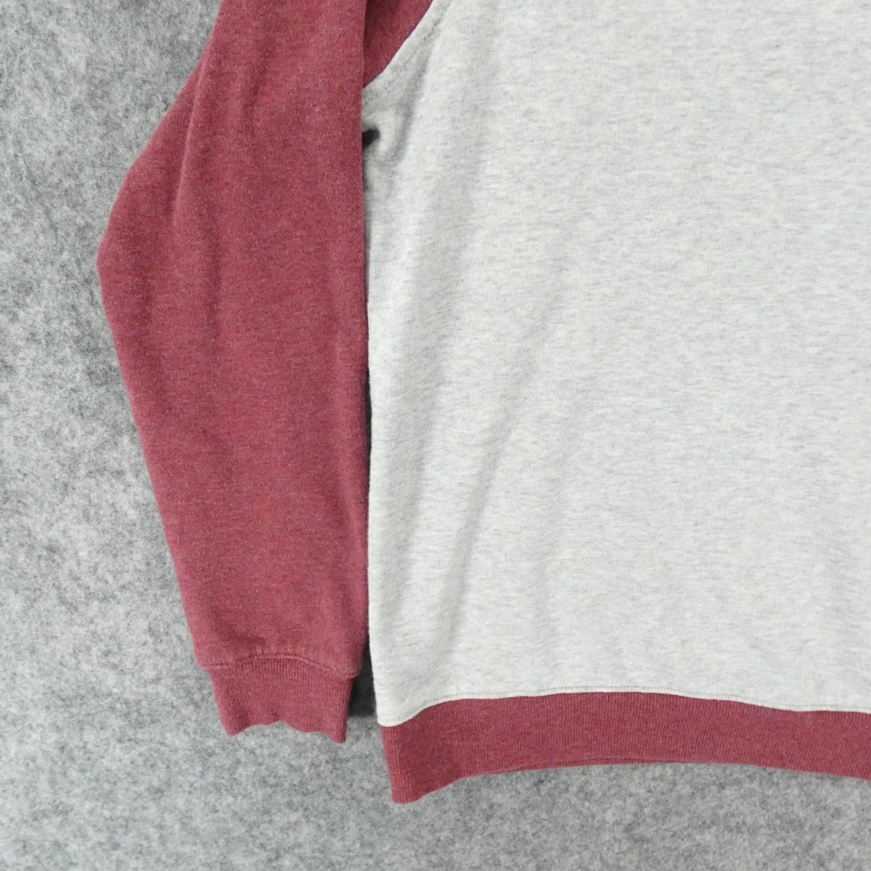Vintage Cruel Sweatshirt Women Medium Long Sleeve Pullover Gray Red w Bull Skull Size M / US 6-8 / IT 42-44 - 4 Thumbnail
