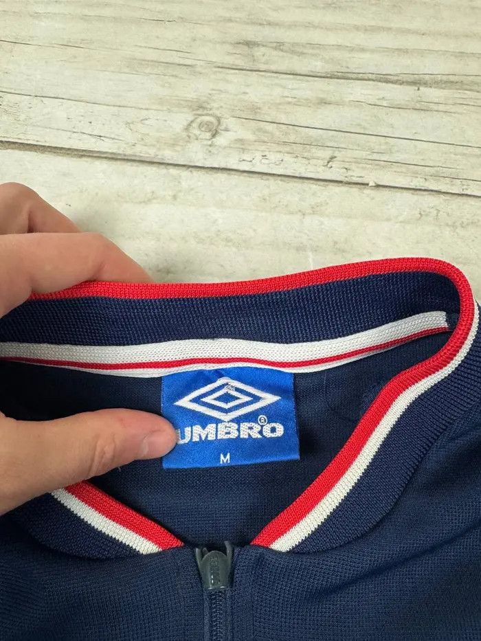 Umbro Umbro England 1998 2000 Training Shirt Zip 1/4 Soccer Jersey Size US M / EU 48-50 / 2 - 7 Thumbnail