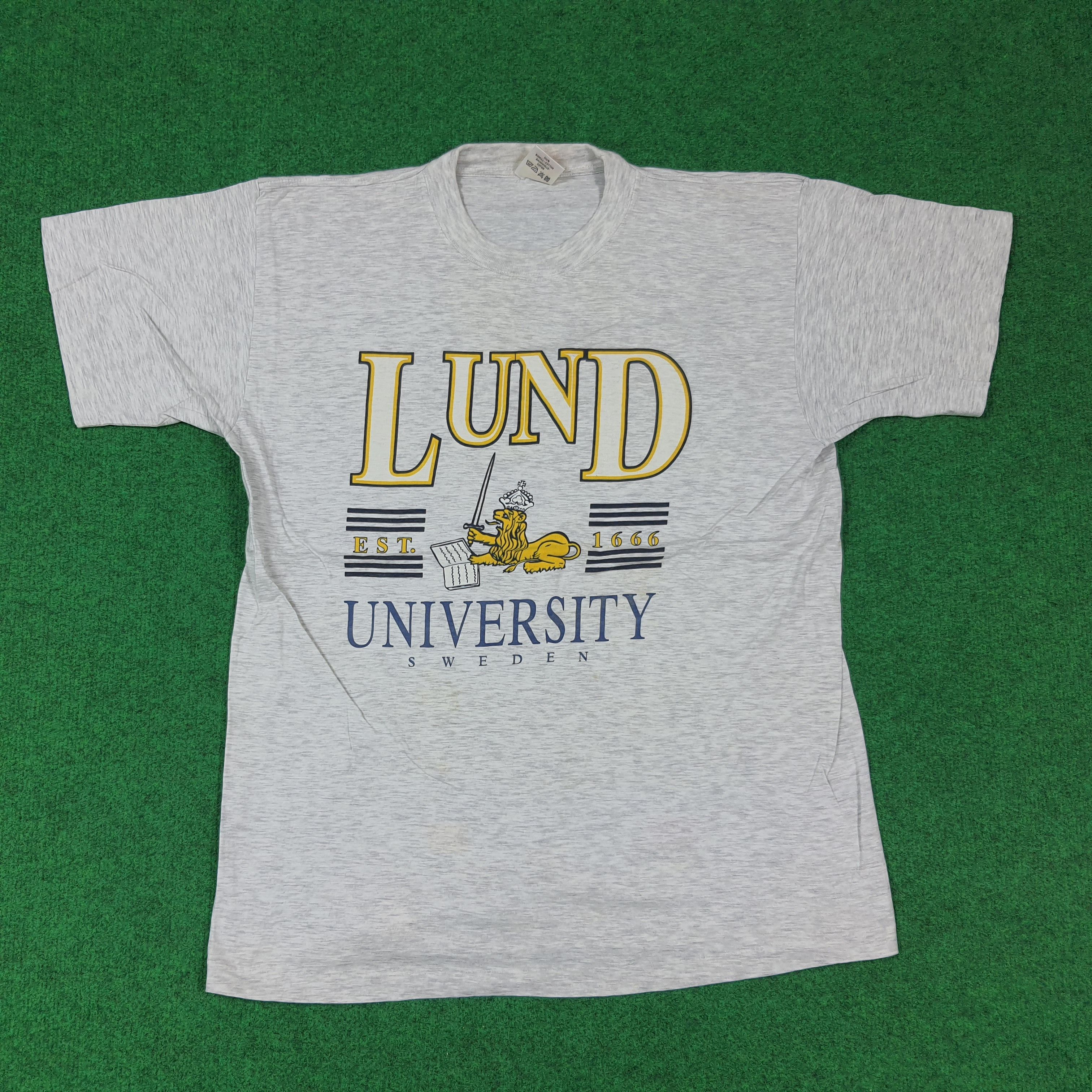 Vintage Vintage LUND University Sweden Single Stitch Tee C285N70 Size US M / EU 48-50 / 2 - 1 Thumbnail