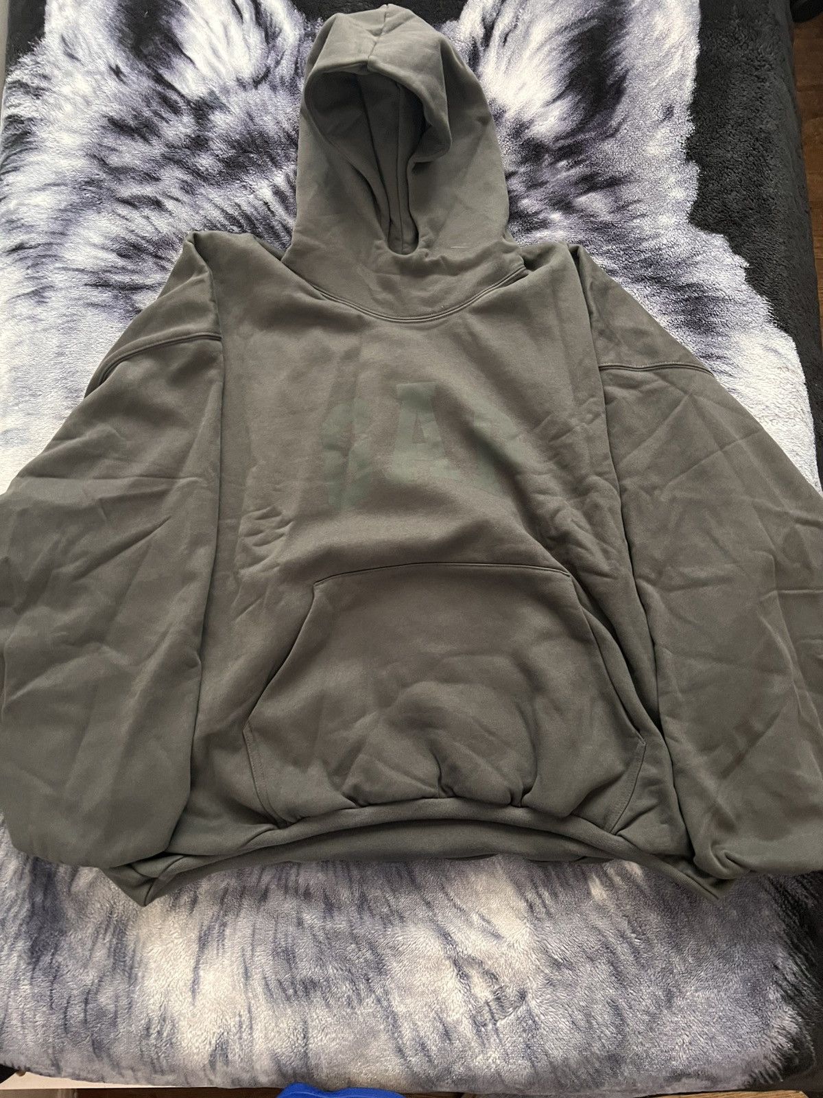 トップス YGEBB 2022 Double Layered Dove Hoodie YEEZY_GAP_HOODIE_DARK_GREEN_12