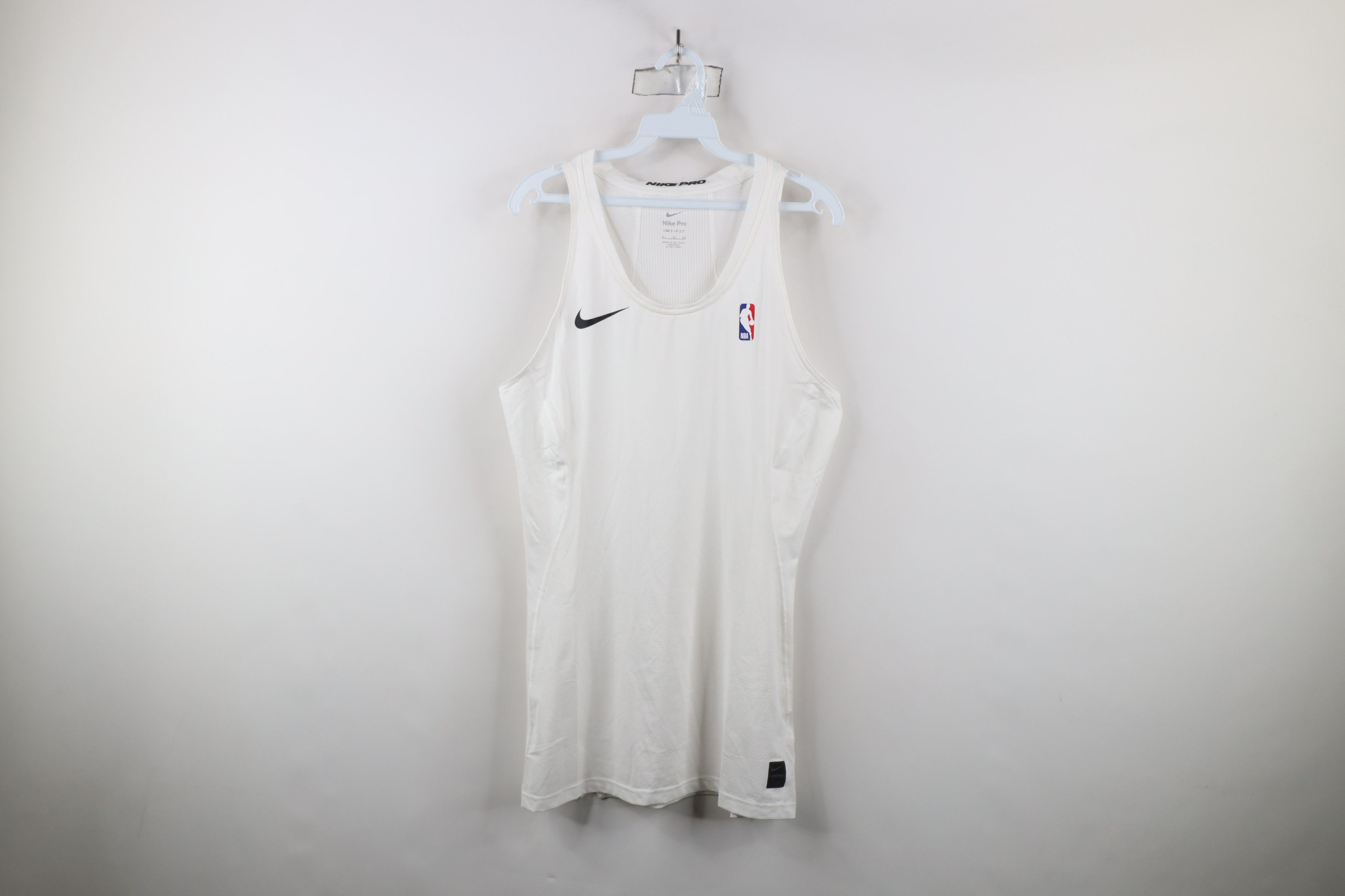 Nike × Vintage Vintage Pro NBA Authentics Fitted Training Tank Top T-Shirt Size US XL / EU 56 / 4 - 1 Thumbnail
