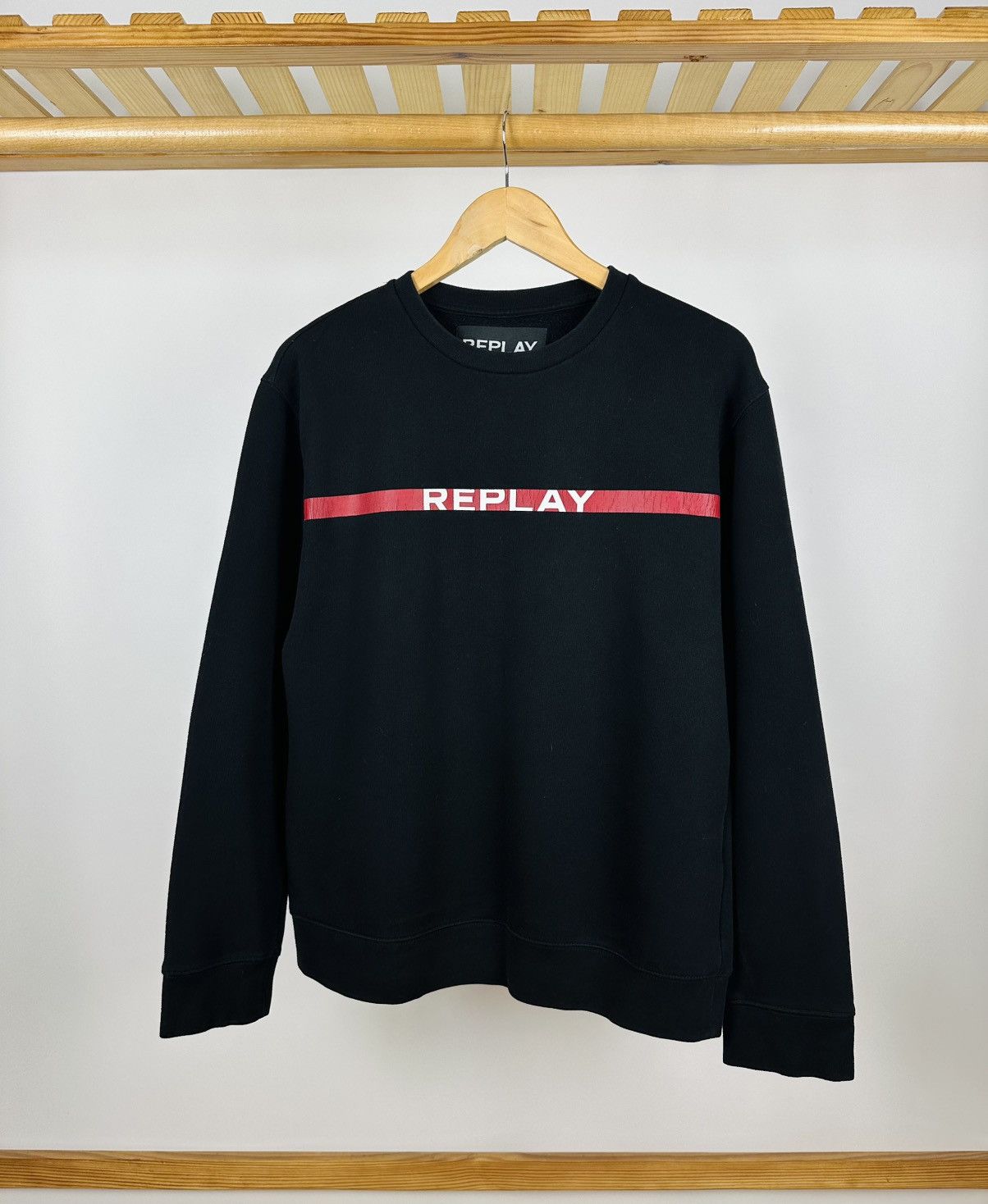 Replay Replay Sweatshirt Pullover Big Logo Size M Size US M / EU 48-50 / 2 - 1 Thumbnail