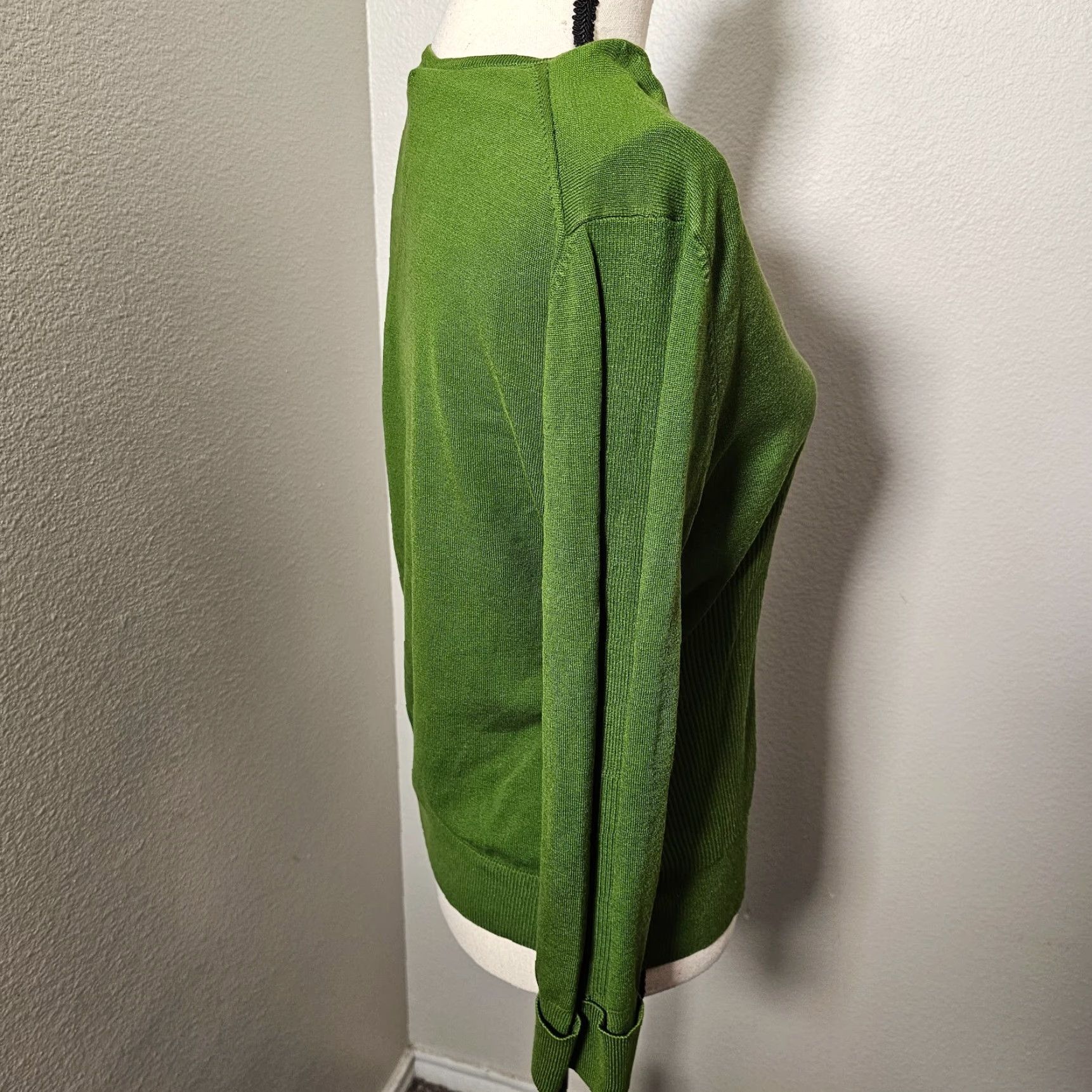 Vintage Vintage Spenser Jeremy Sweater Size L Green Knit Long Sleeve V-Neck Ribbed Size L / US 10 / IT 46 - 4 Thumbnail