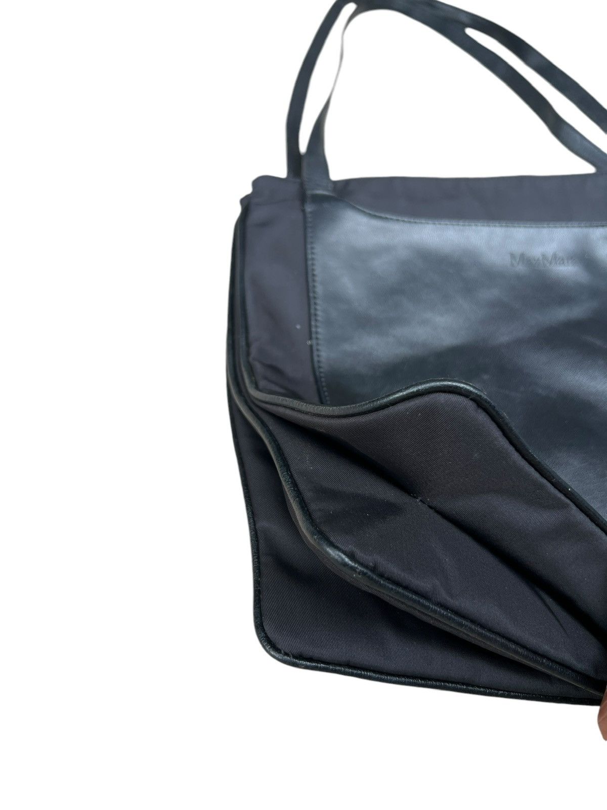Japanese Brand Max Mara Black Tote Bag Size ONE SIZE - 4 Thumbnail