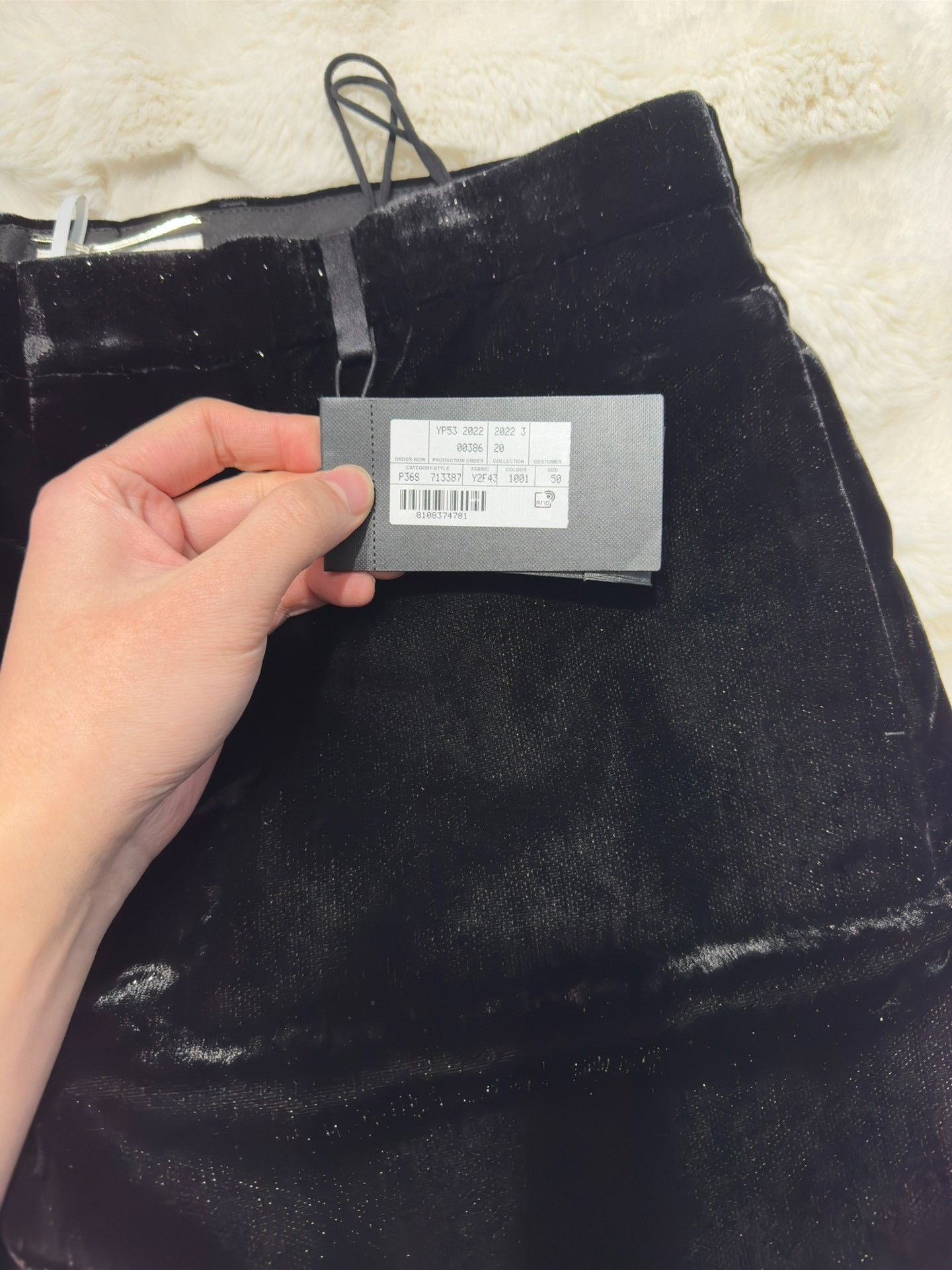 Saint Laurent Paris Saint laurent size US 50Starry Sky Shiny Velvet Wide Leg Pa Size US 34 / EU 50 - 5 Thumbnail