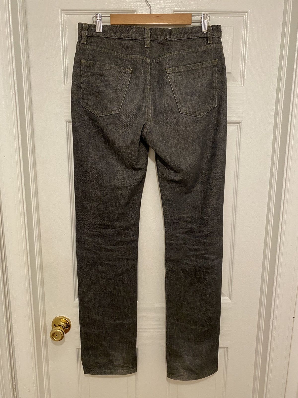 Helmut Lang 1998 classic denim italian cut raw denim Size US 31 - 14 Thumbnail