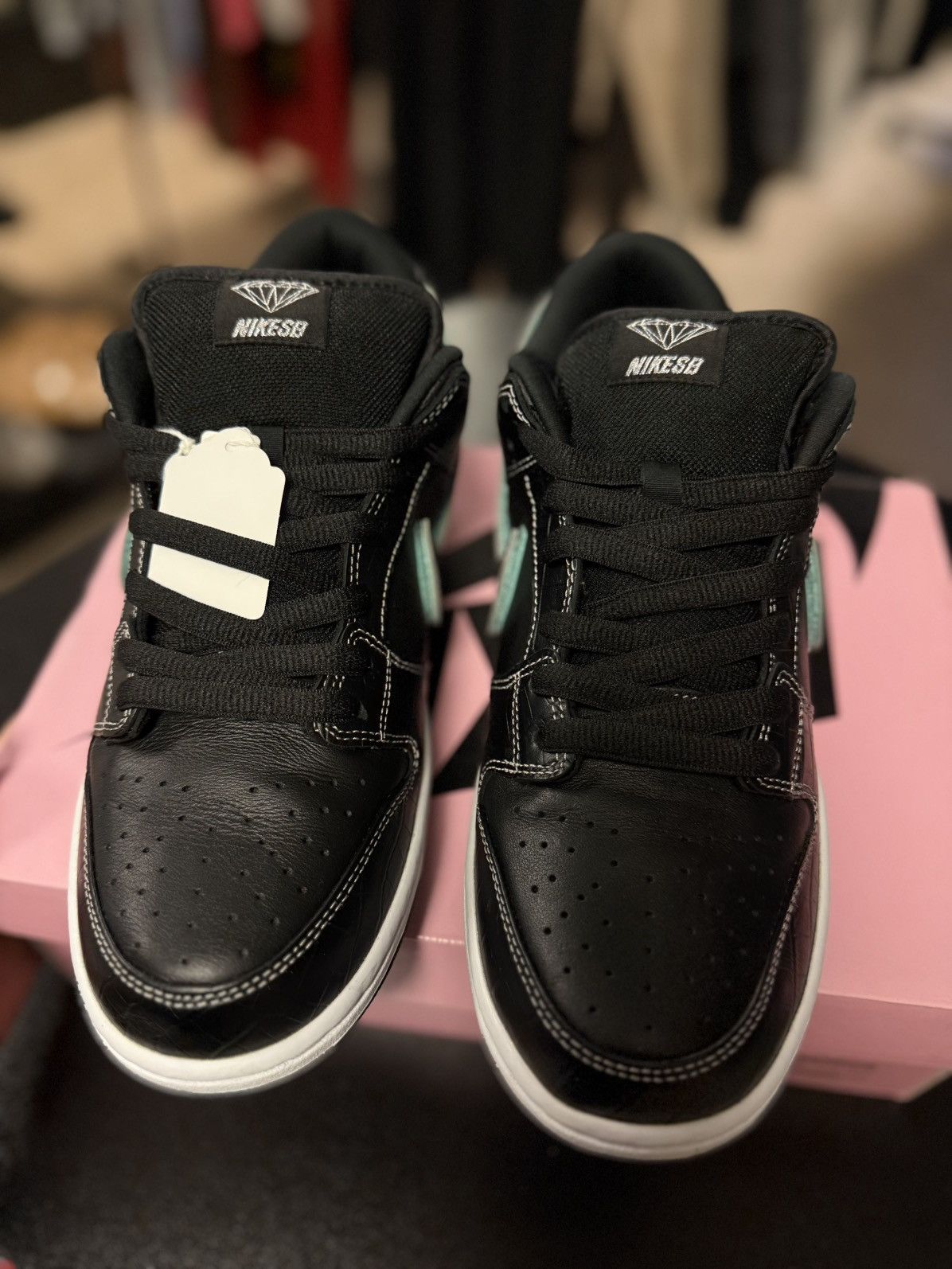 Diamond Supply Co. × Nike Size 11 - Nike Diamond Supply Co x Dunk SB Low Black Diamond Size US 11 / EU 44 - 6 Thumbnail
