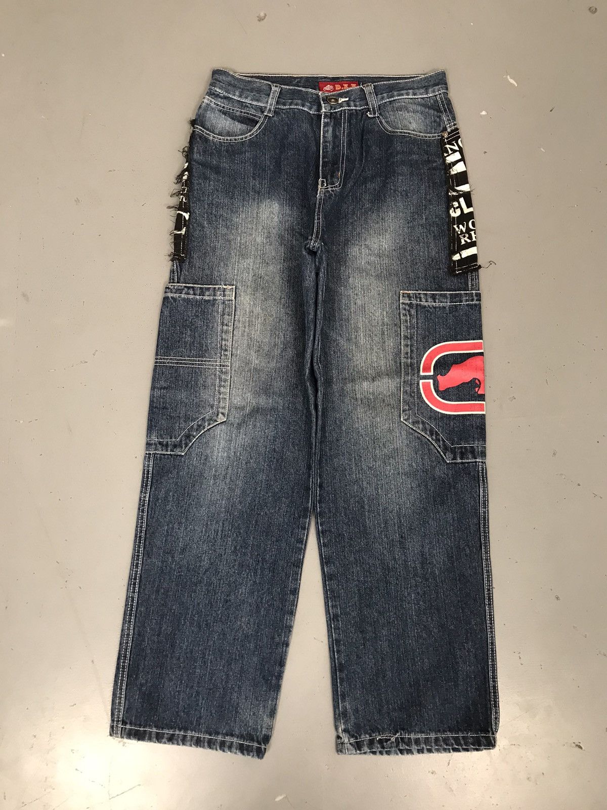 Ecko Unltd. × Vintage Y2K Style Duyingke Denim Size US 32 / EU 48 - 2 Thumbnail