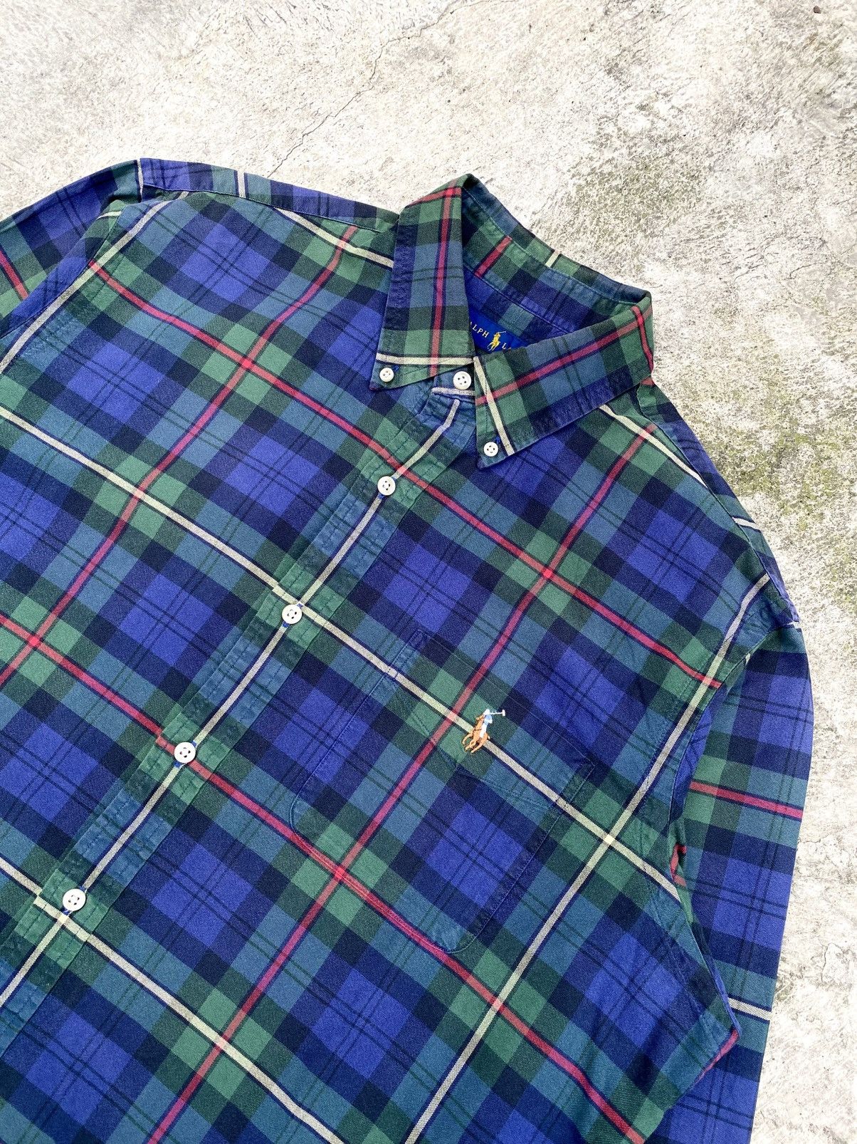 Polo Ralph Lauren Vintage polo ralph lauren classic fit check shirt button Size US L / EU 52-54 / 3 - 3 Thumbnail