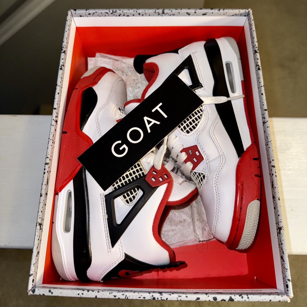 Jordan Brand Jordan 4 Retro - Fire Red (2020) Size US 6 / IT 36 - 2 Thumbnail