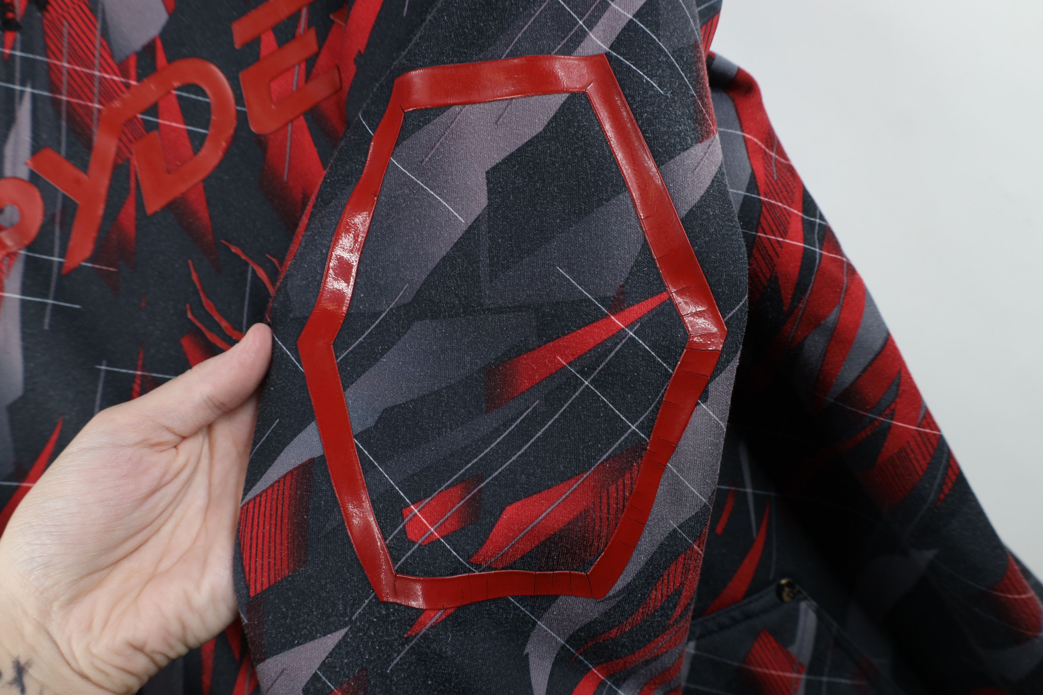 Spyder Vintage Y2K Spyder Fractal Spider Hoodie Sweatshirt Red Size US M / EU 48-50 / 2 - 7 Thumbnail