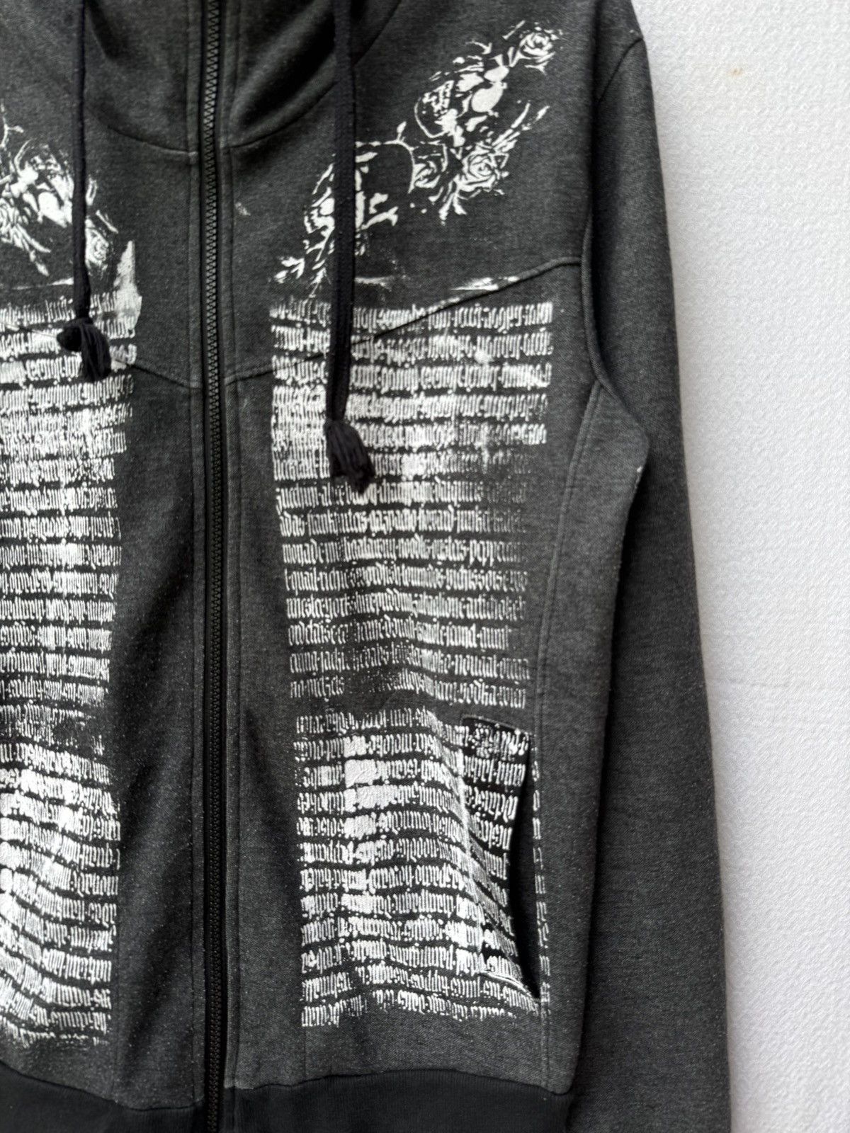 Japanese Brand double layer zip hoodie poem skull ifsixwasnine style Size US L / EU 52-54 / 3 - 3 Thumbnail