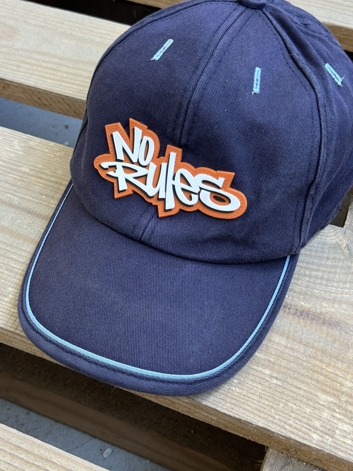 If Six Was Nine Vintage No Rules Navy Cap Size ONE SIZE - 4 Thumbnail