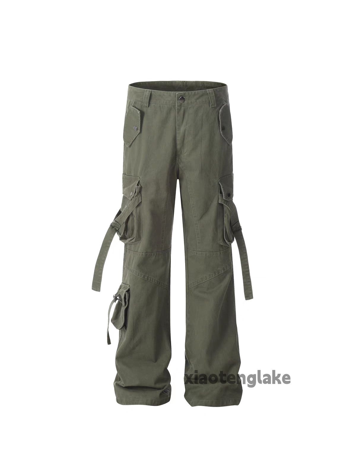 Designer × Japanese Brand × Vintage washed faded utility punk grunge bootcut cargo pants Size US 30 / EU 46 - 4 Thumbnail