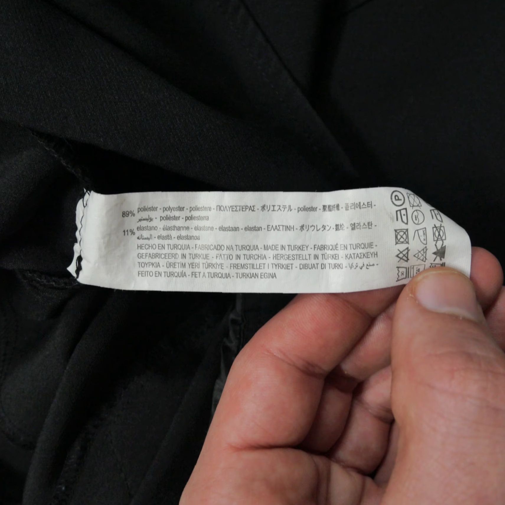 Zara Zara Pants Womens Small Black Cargo Wide Leg Casual Lightweight Size 28" / US 6 / IT 42 - 6 Thumbnail