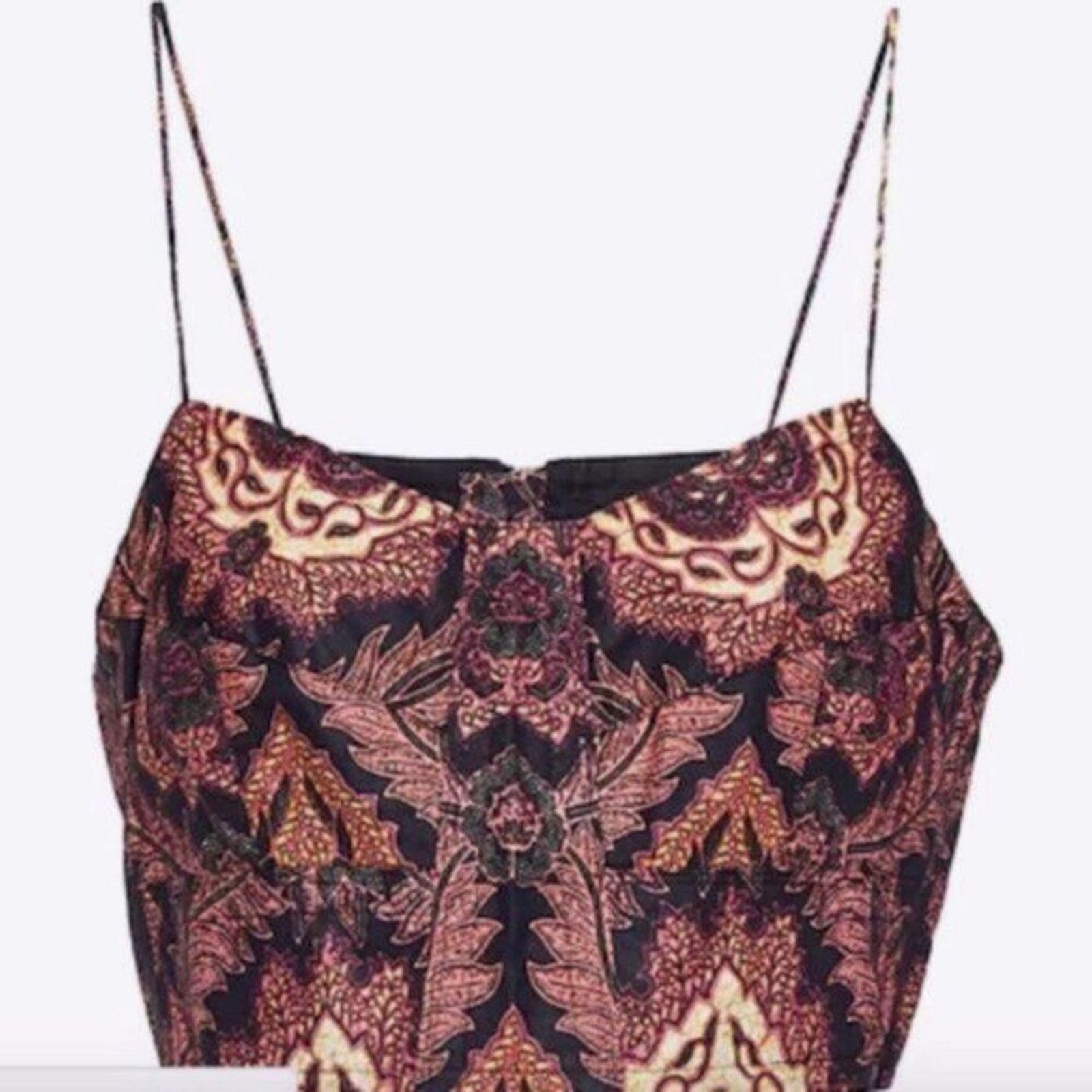Isabel Marant Isabel Marant Embroidered Crop Top Copper size 8 Size M / US 6-8 / IT 42-44 - 1 Thumbnail