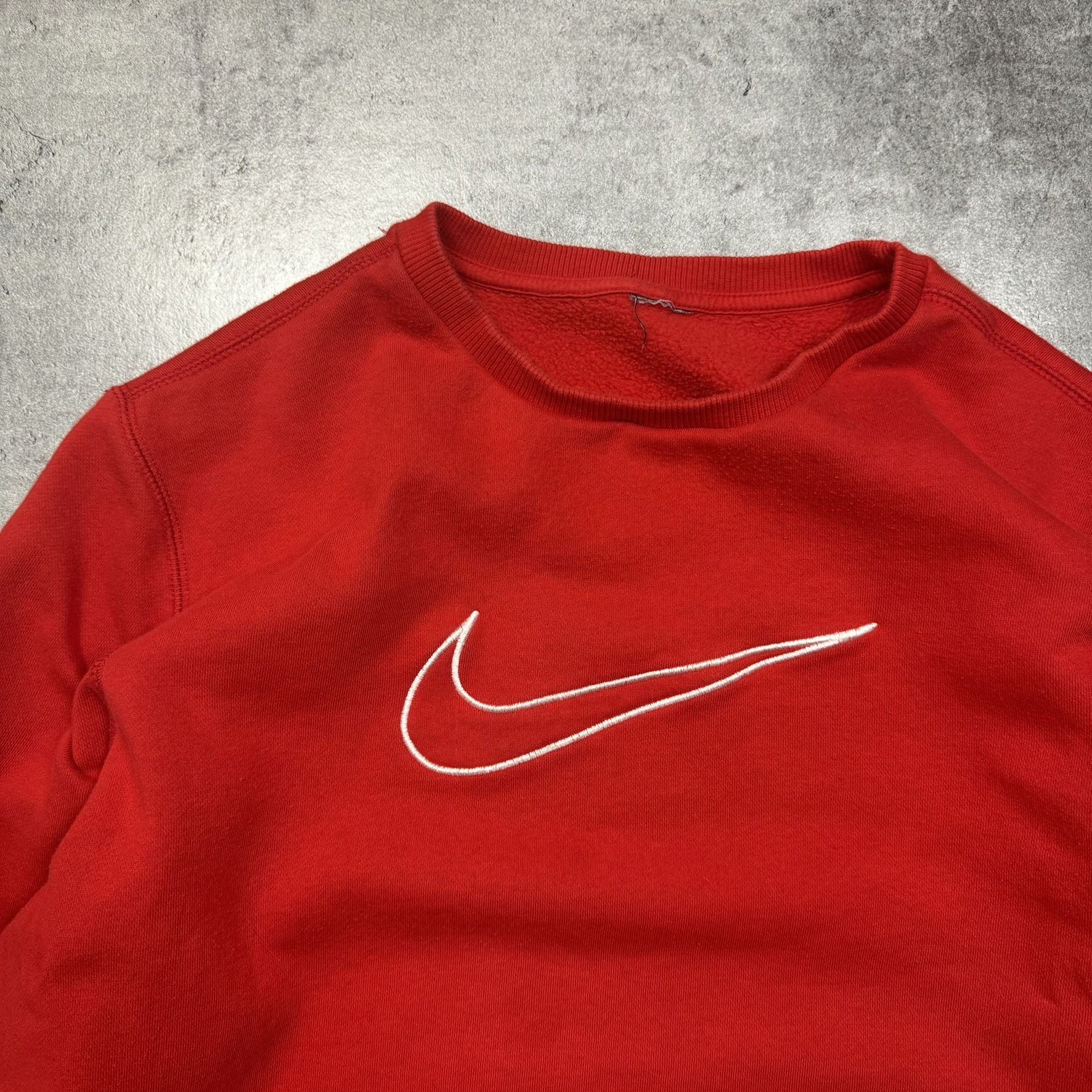Nike × Vintage Nike center swoosh crewneck Size US XL / EU 56 / 4 - 3 Thumbnail