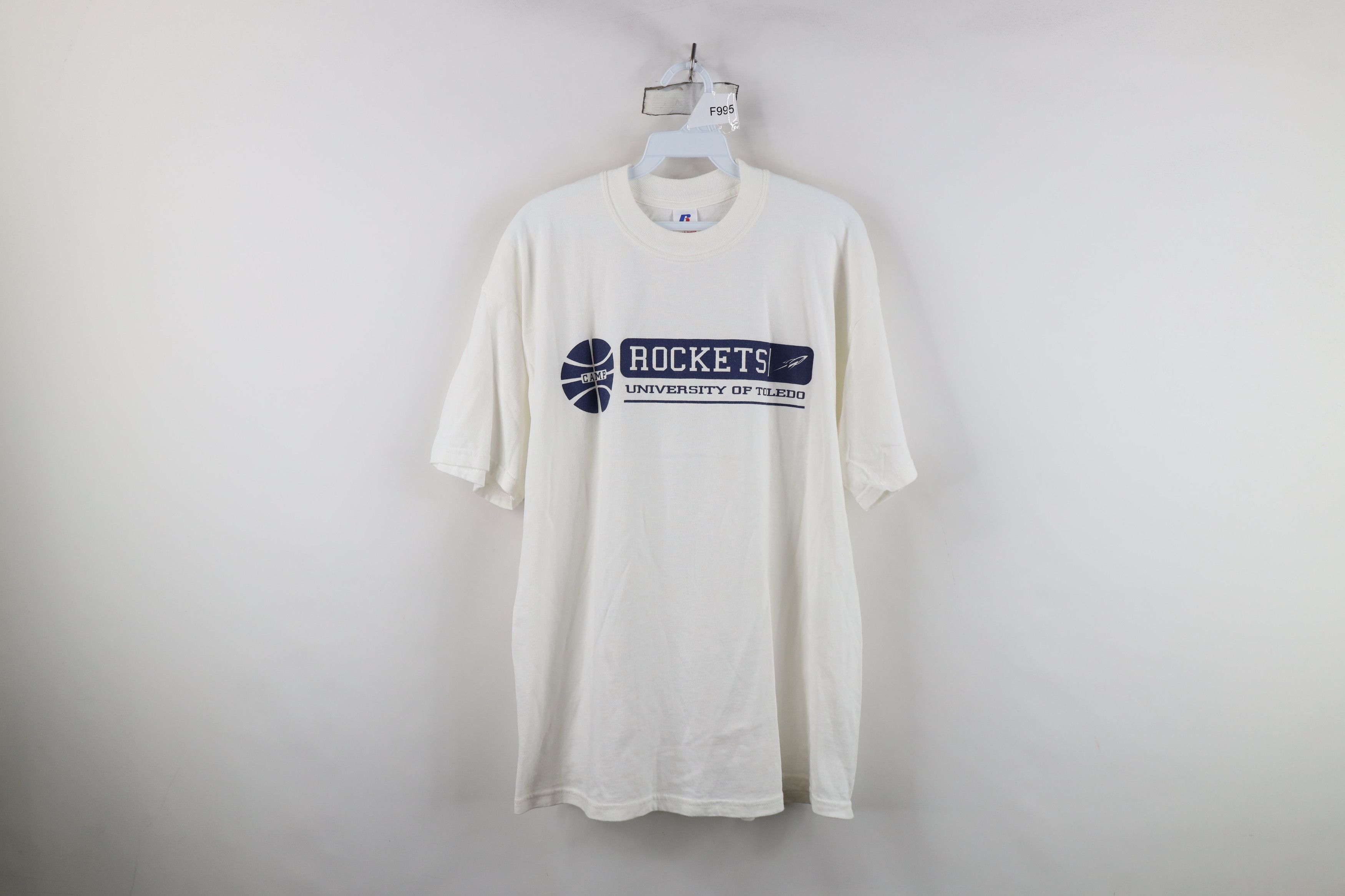 Russell Athletic Vintage 90s Russell Athletic Toledo Basketball T-Shirt Size US XL / EU 56 / 4 - 1 Thumbnail