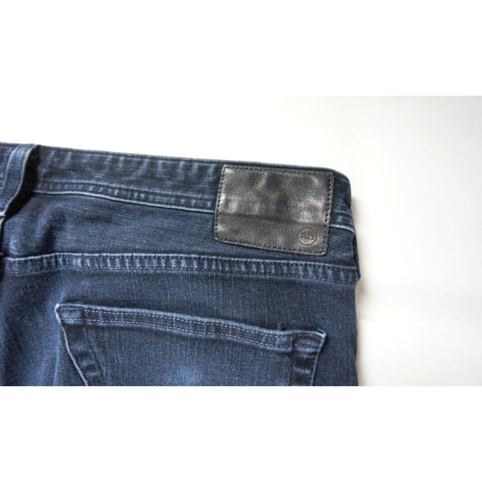 Denime VINTAGE Adriano Goldschmied Men's Jeans The Graduate Tailored Leg 38x34 Blue Denim Straight Fit Premium Cotton Size US 38 / EU 54 - 6 Thumbnail