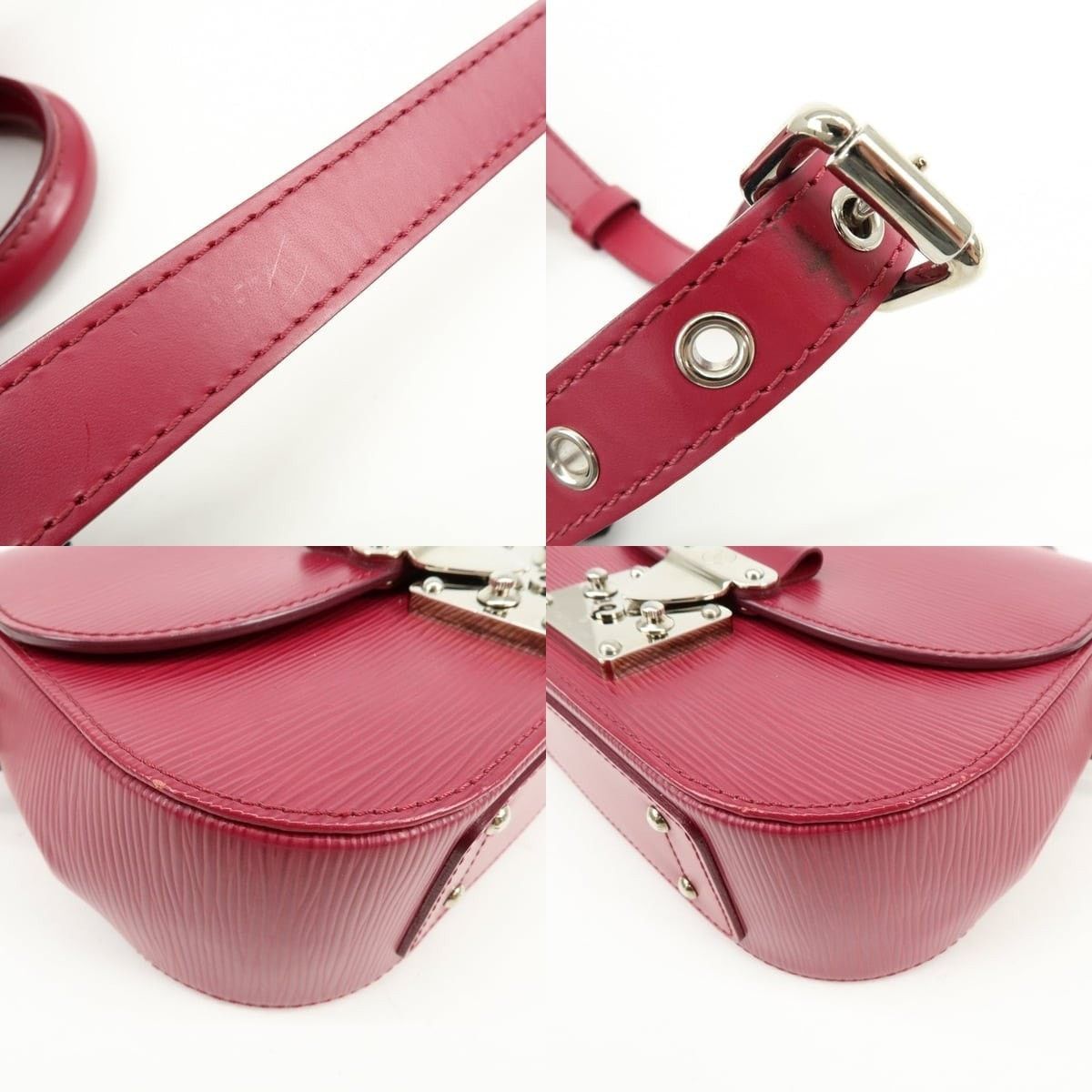 Louis Vuitton Louis Vuitton Epi Eden PM Shoulder Bag Leather Red Size ONE SIZE - 4 Thumbnail