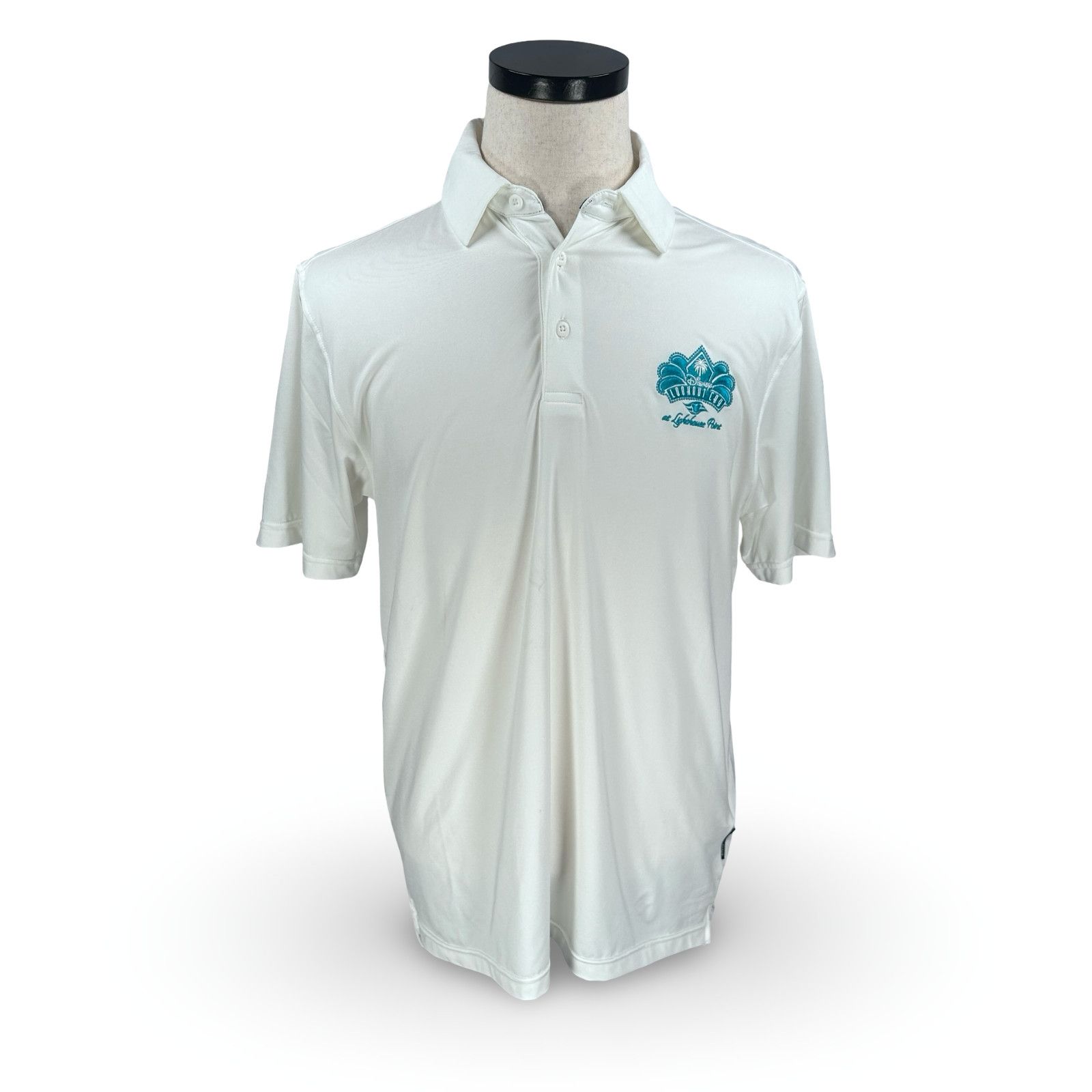 Disney Disney Cruise Line Point Lookout Cay Polo Shirt Men M White Size US M / EU 48-50 / 2 - 1 Thumbnail