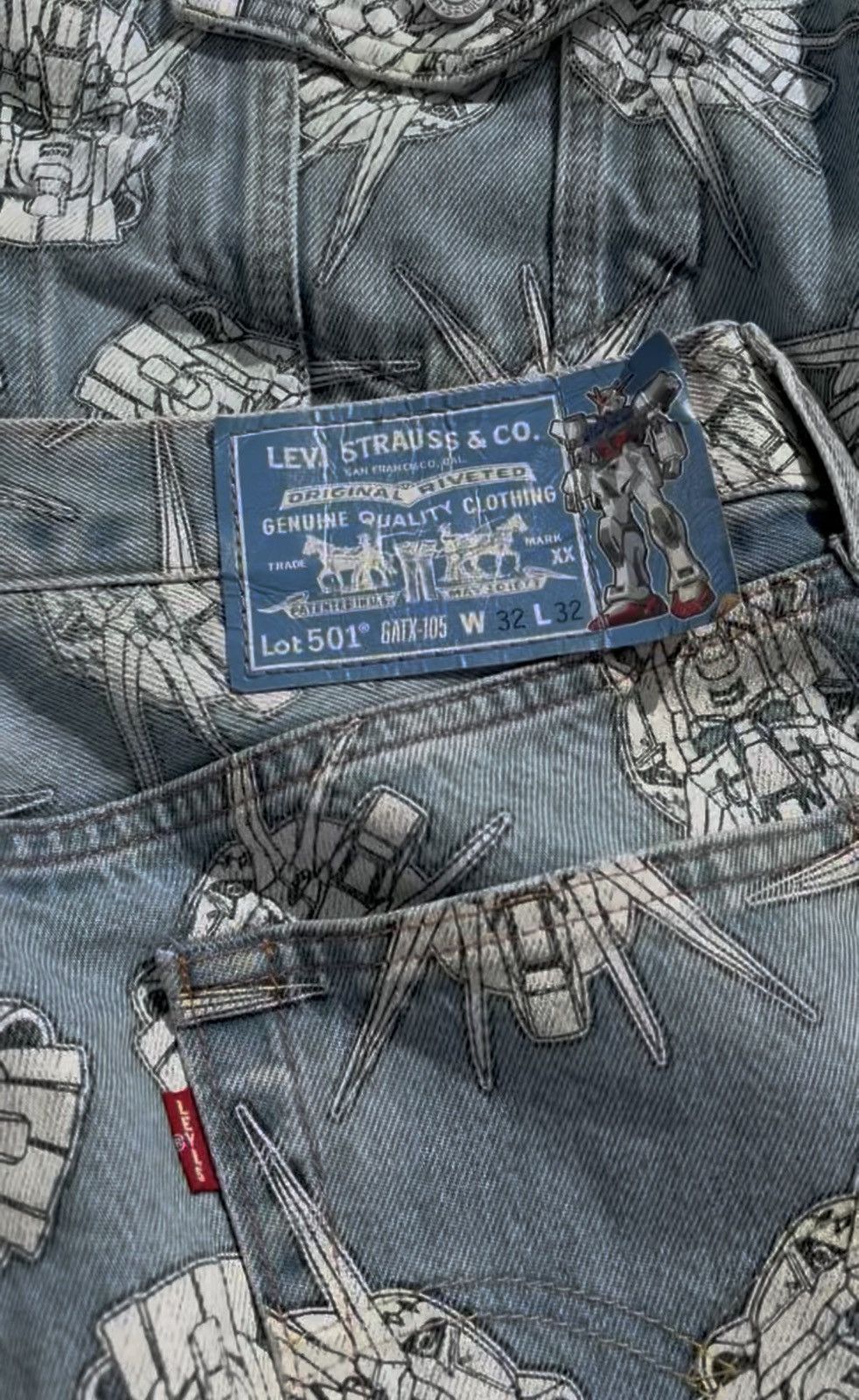 Levi's LEVIS X GUNDAM (ONE SET) Size US M / EU 48-50 / 2 - 3 Thumbnail