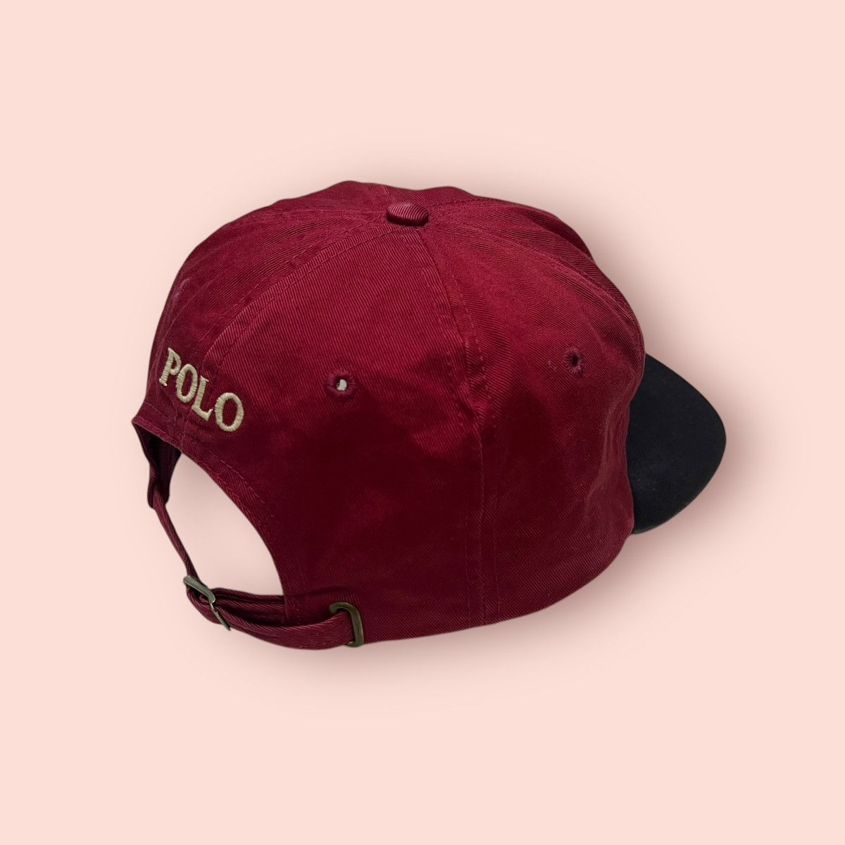 Polo Ralph Lauren × Ralph Lauren VINTAGE POLO USA EMBROIDERED FLAG LOGO STRAPBACK CAP Size ONE SIZE - 5 Thumbnail