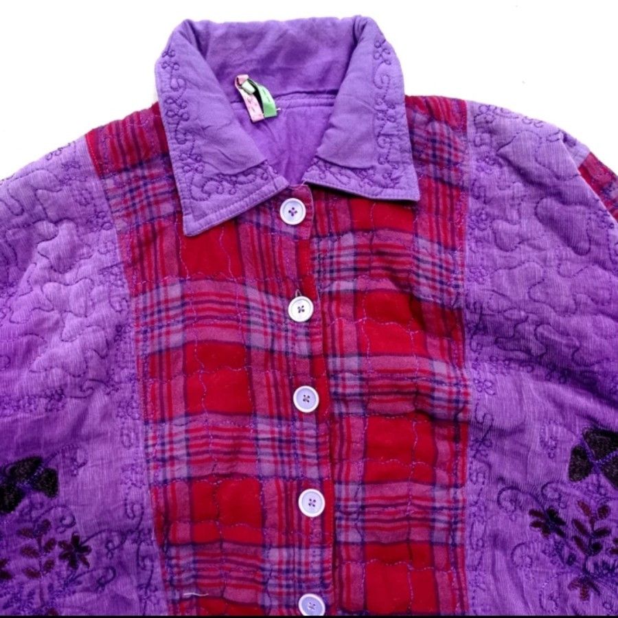 Japanese Brand × Kapital ichioku japan corduroy patchwork embroidery hanten rayon Size US M / EU 48-50 / 2 - 2 Thumbnail