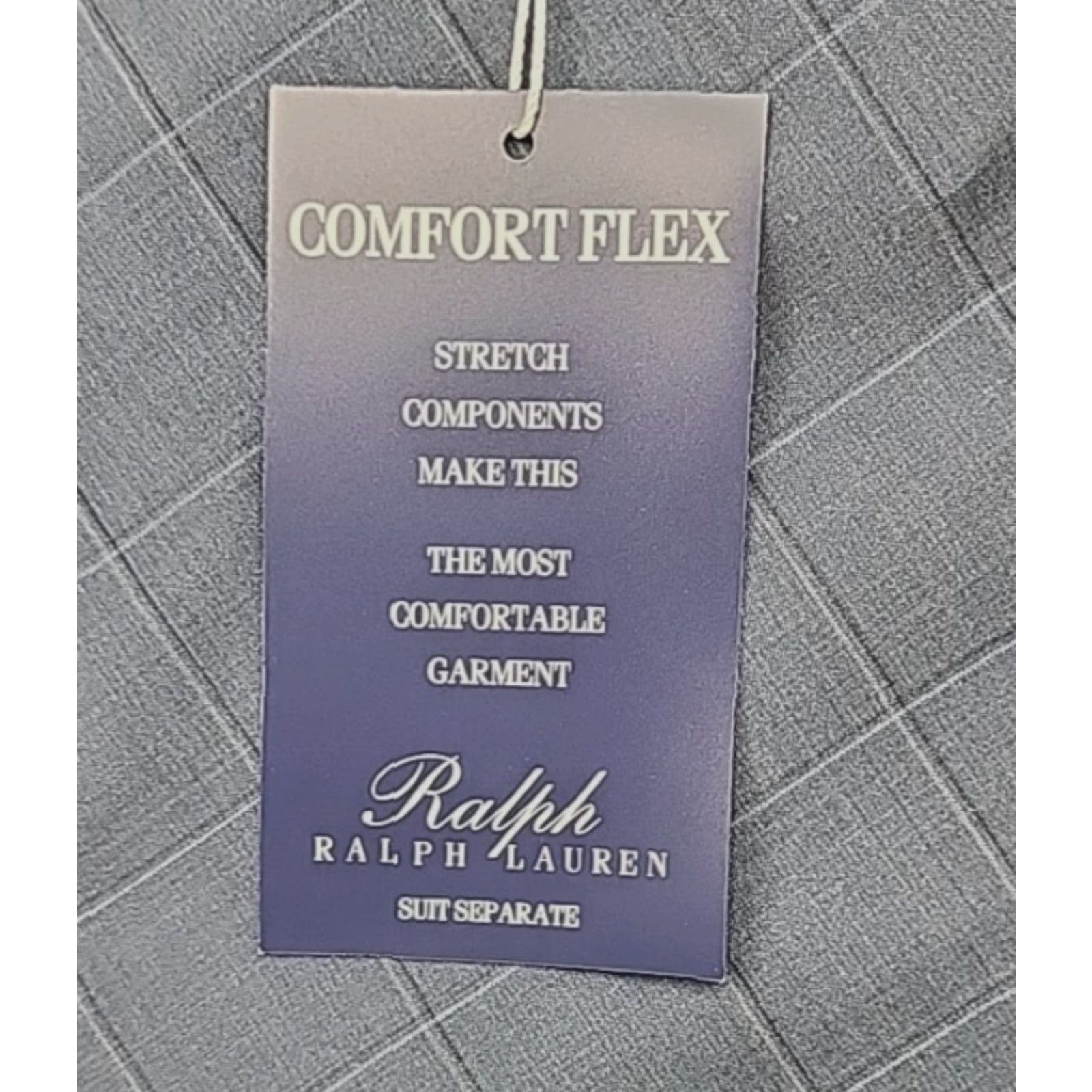 Ralph Lauren Ralph Lauren Eddie Comfort Flex Pants Mens 46W Big & Tall Suit Pants Classic Flat Front Blue Wool Polyester Trousers 48 Type: Big & Tall Mens Size 48R - 7 Thumbnail