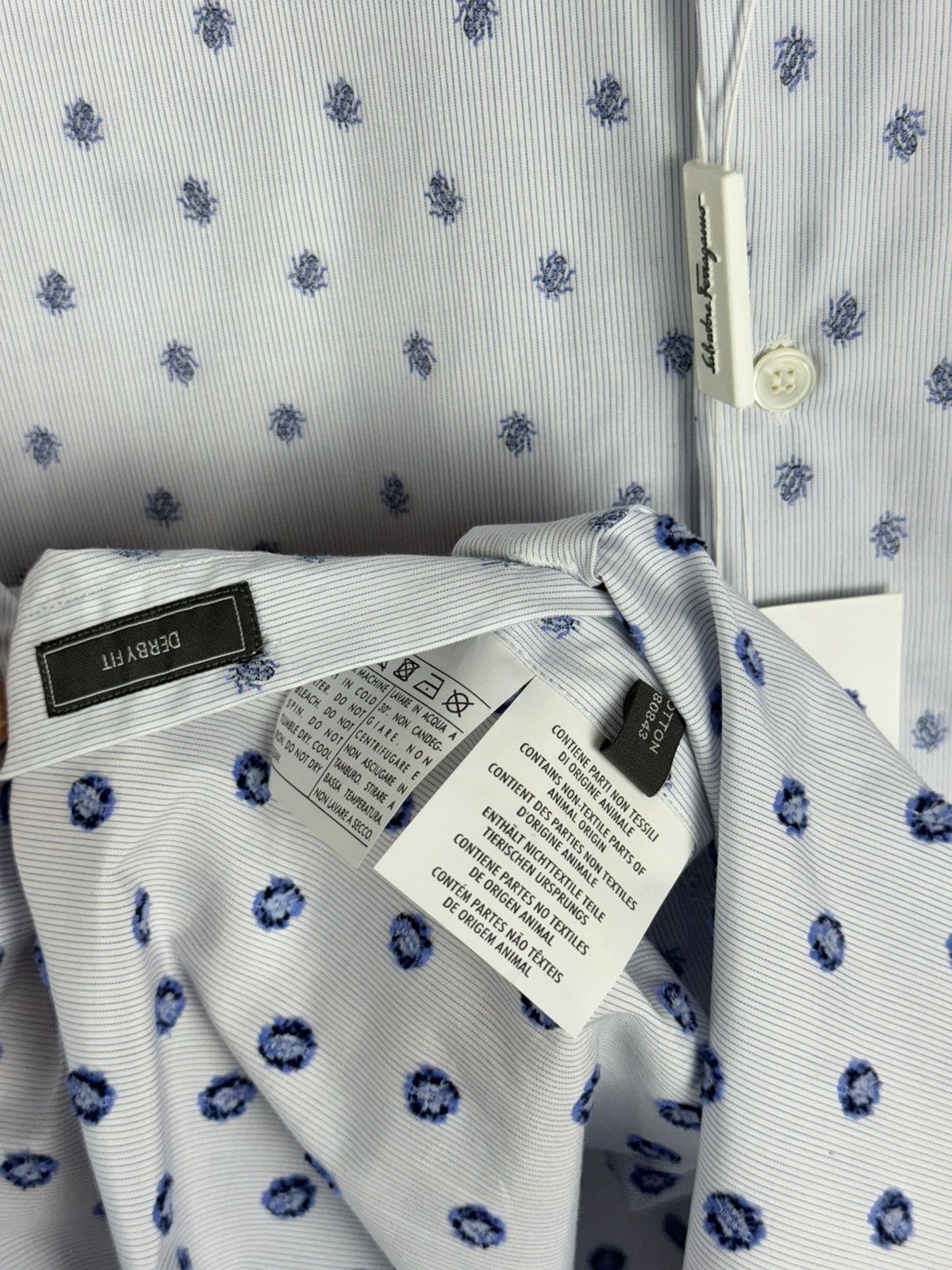 Salvatore Ferragamo Classic shirt Salvatore Ferragamo original luxury item Size US L / EU 52-54 / 3 - 4 Thumbnail