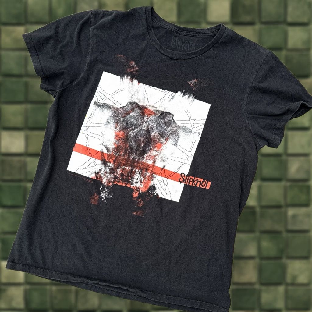 Bravado Slipknot Skull T Shirt Double Sided Black Band Tee XL Heavy Metal Tour Size XL / US 12-14 / IT 48-50 - 1 Thumbnail