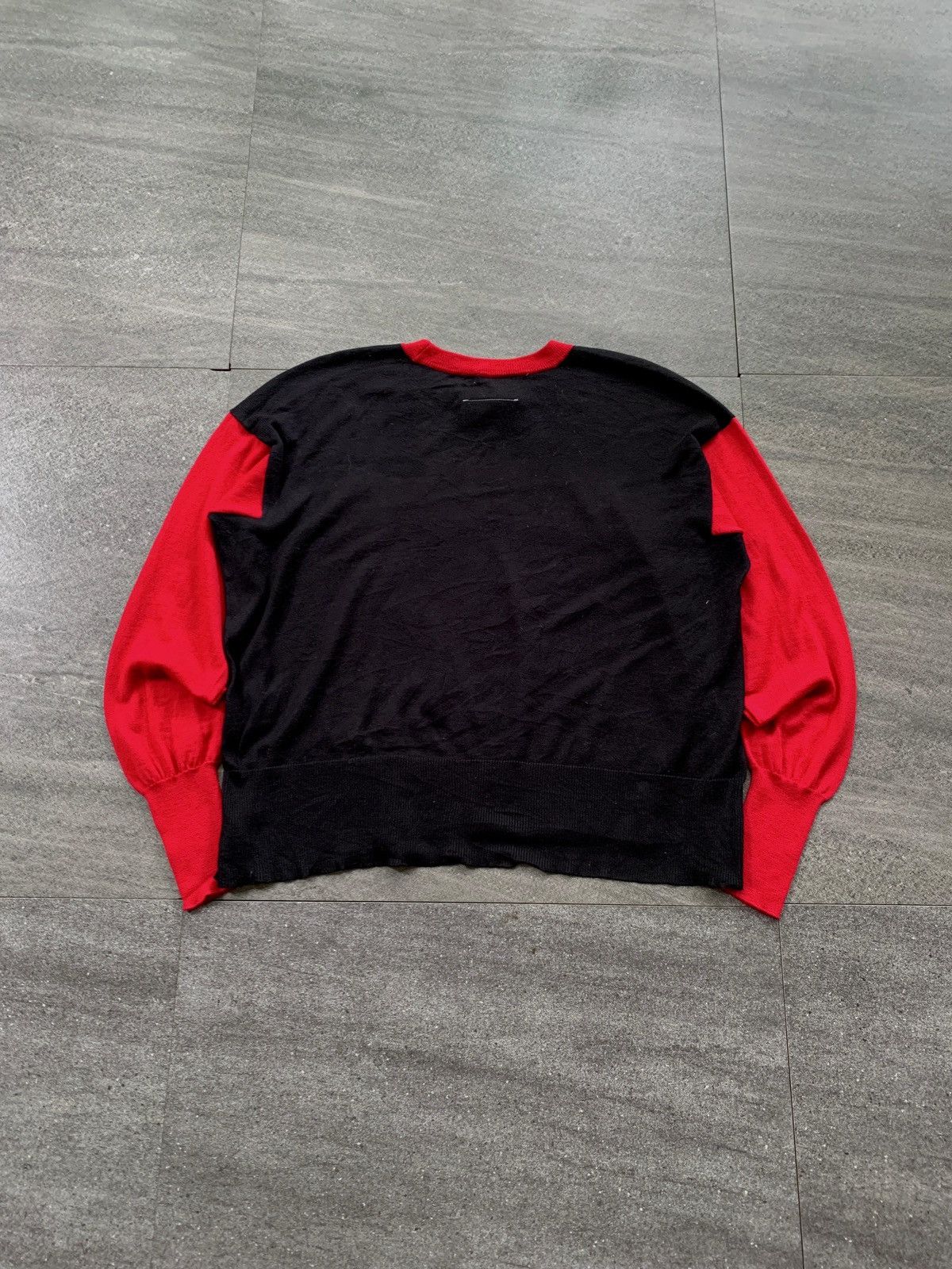 Maison Margiela FREE TAX! MM6 Two Tone Batwing Sweater Size US S / EU 44-46 / 1 - 5 Thumbnail