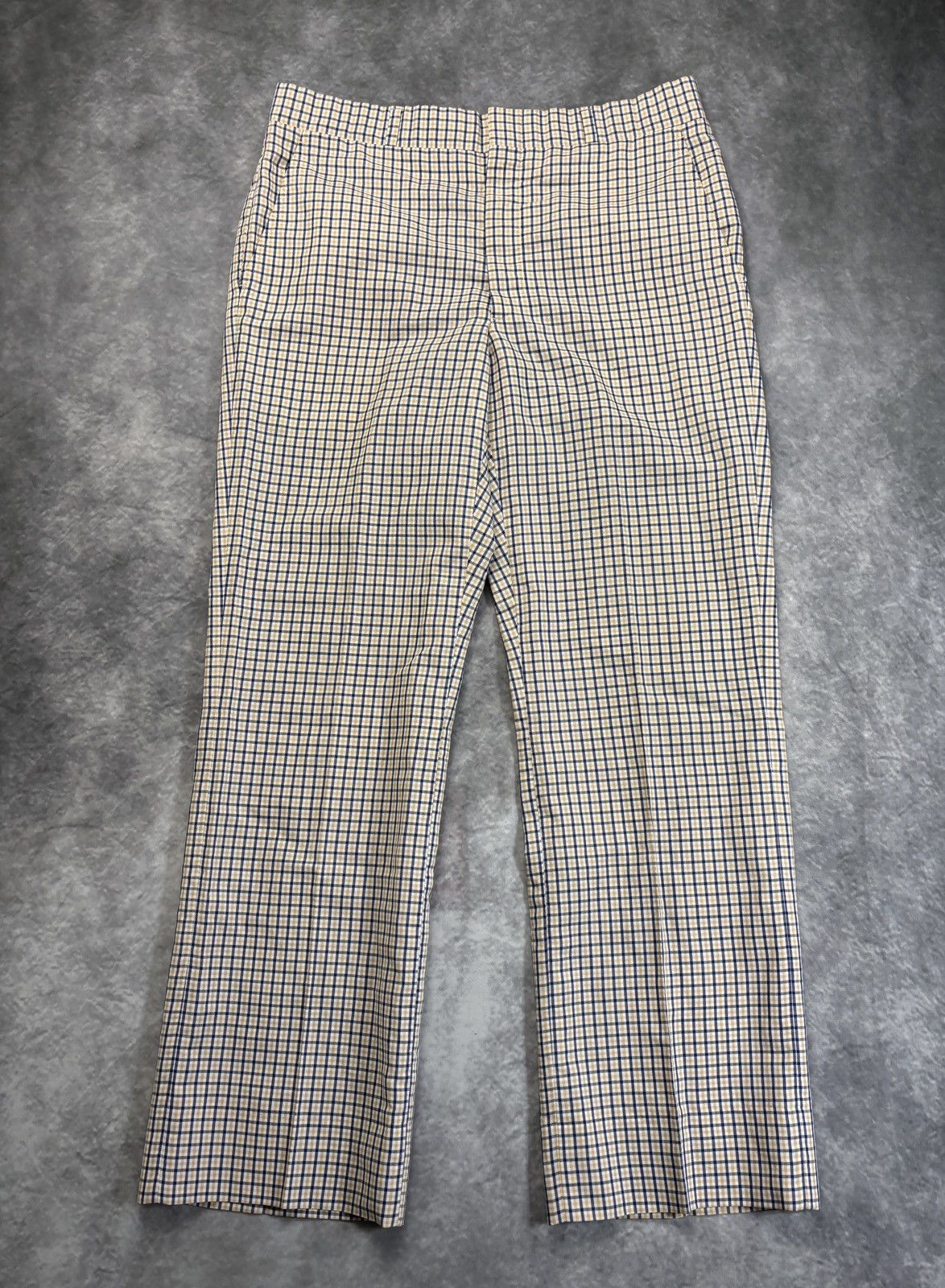 Vintage 1970s Plaid Trousers Vintage R.W. Camp Talon Zipper Pants 34 Size US 34 / EU 50 - 15 Thumbnail
