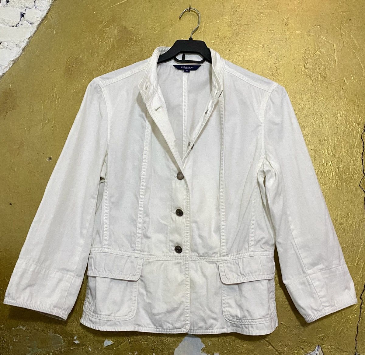 Burberry Burberry white denim jacket Size XS / US 0-2 / IT 36-38 - 3 Thumbnail