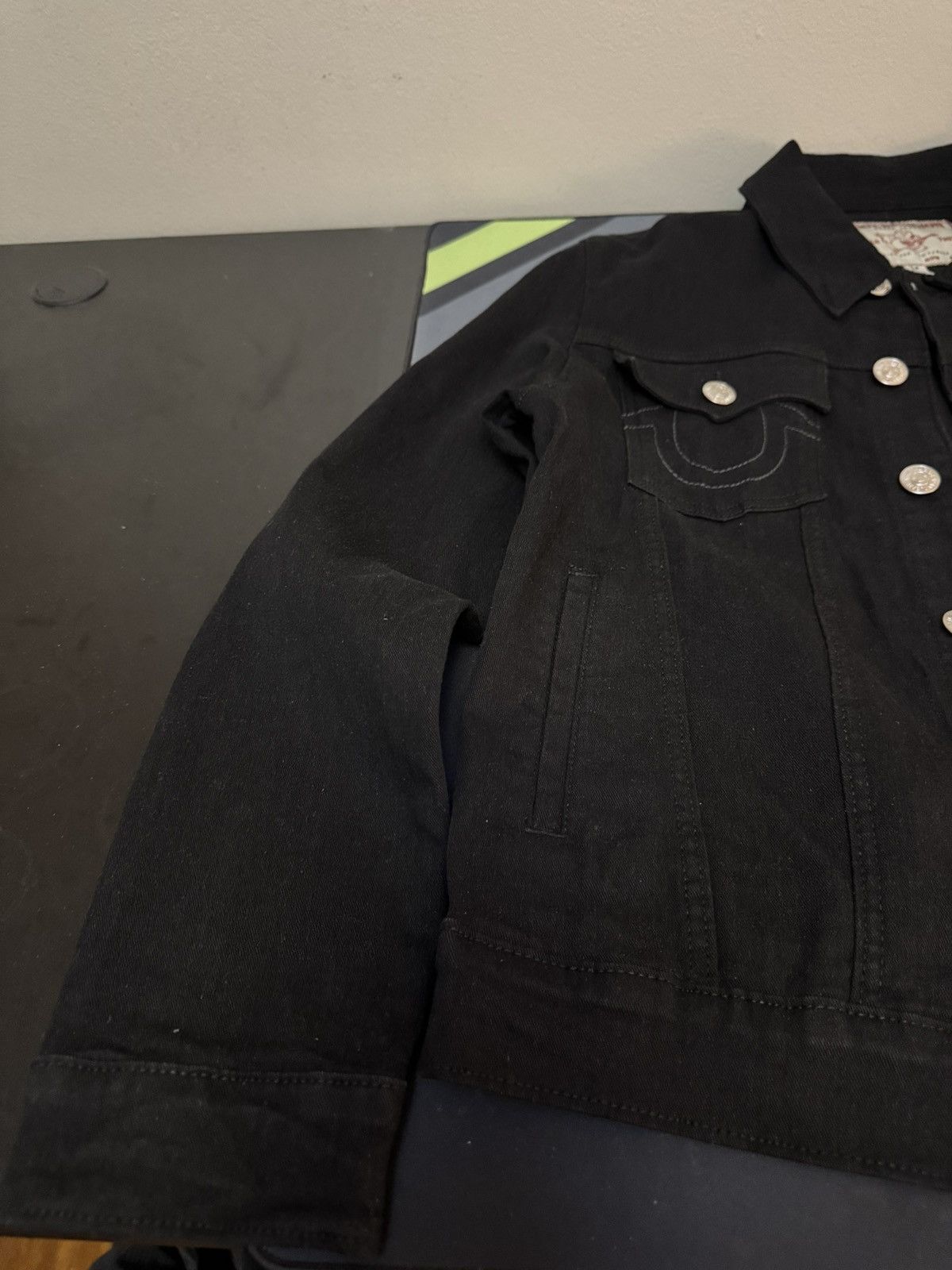True Religion True Religion Black Denim Jacket Men Size Small Size US S / EU 44-46 / 1 - 3 Thumbnail