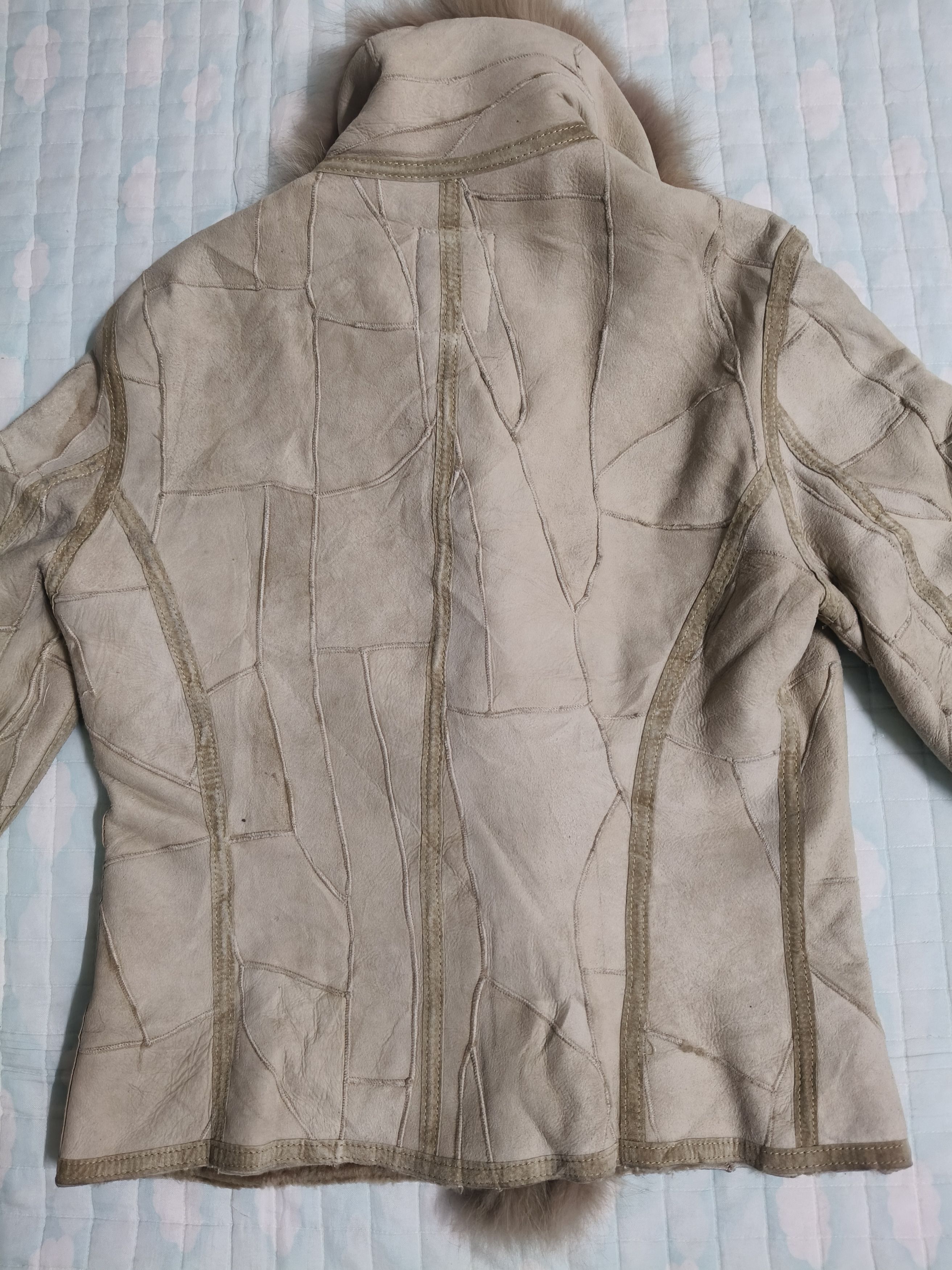 Vintage RESTIR Faux Fur Leather Jacket Size XS / US 0-2 / IT 36-38 - 6 Thumbnail